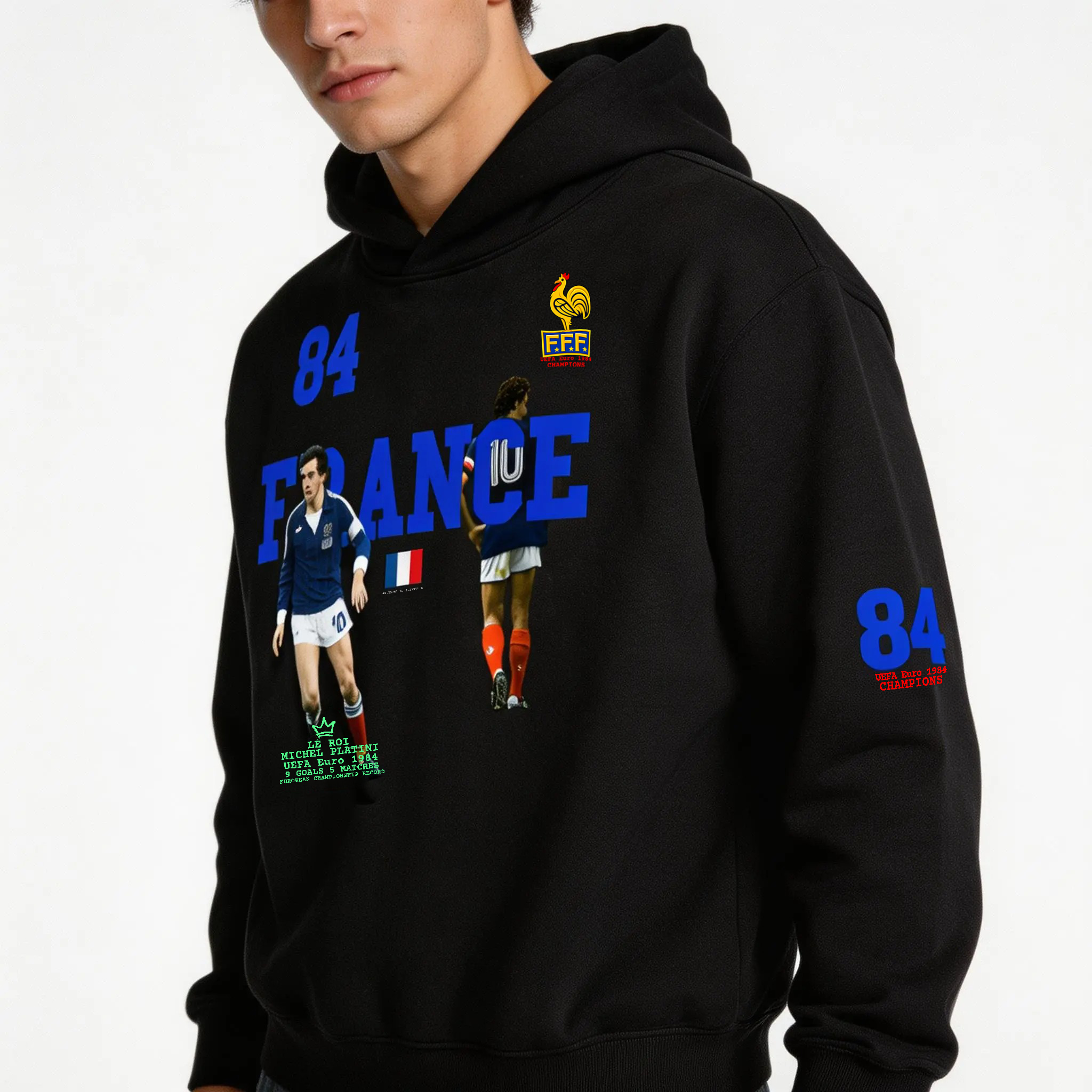 France 1984 EURO Championship Hoodie