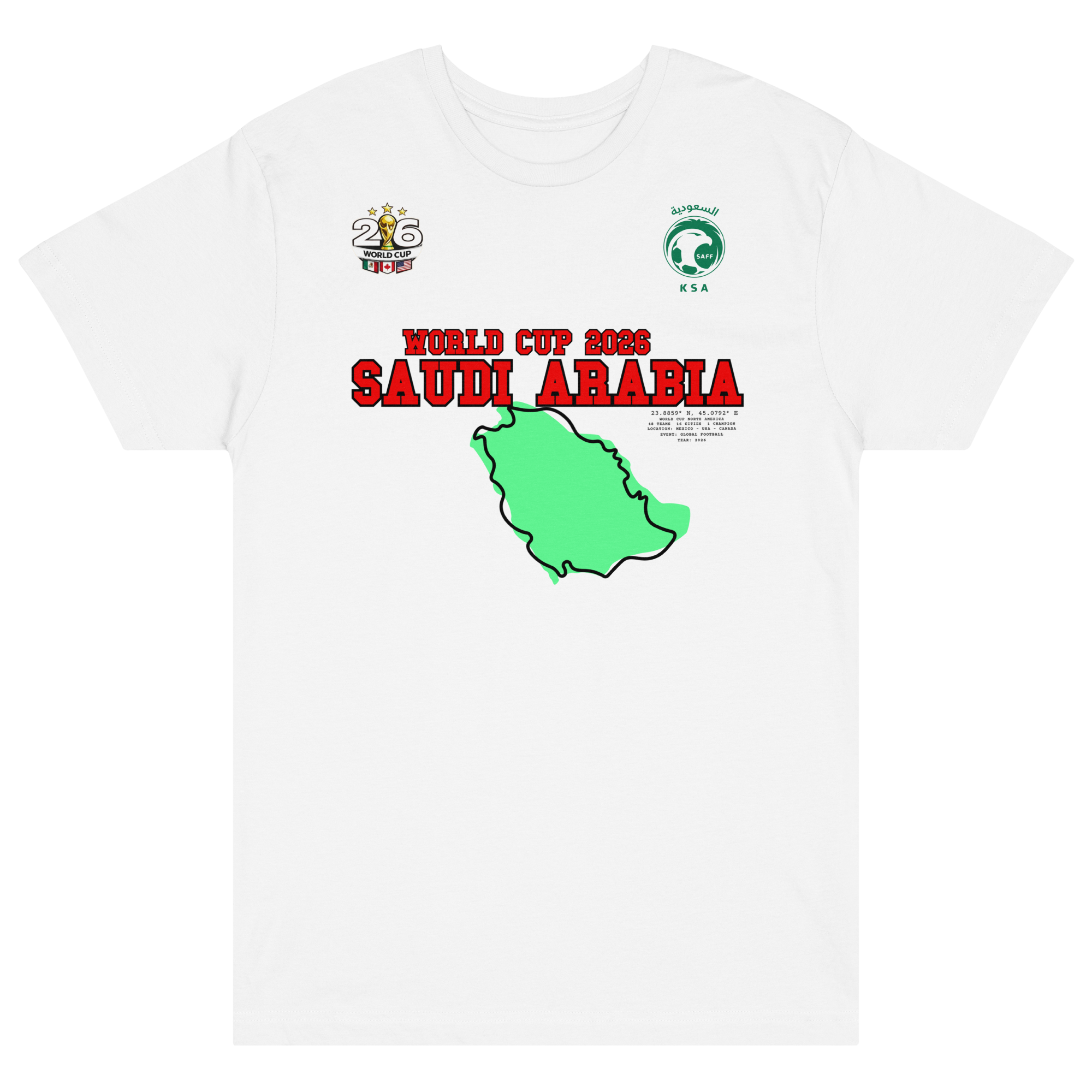Saudi Arabia 2026 World Cup T-Shirt