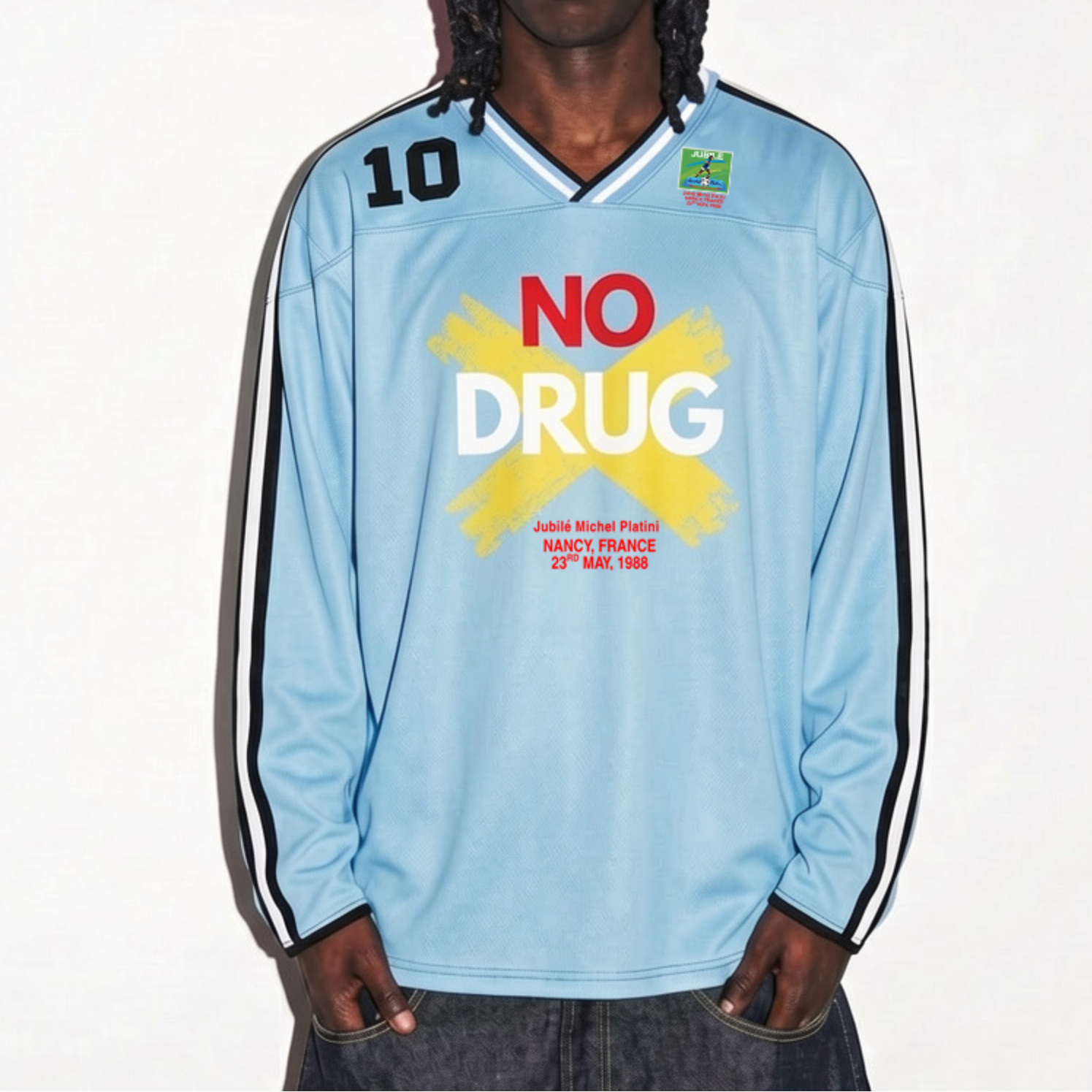 Argentina 1988 'No Drug' Long Sleeve Jersey