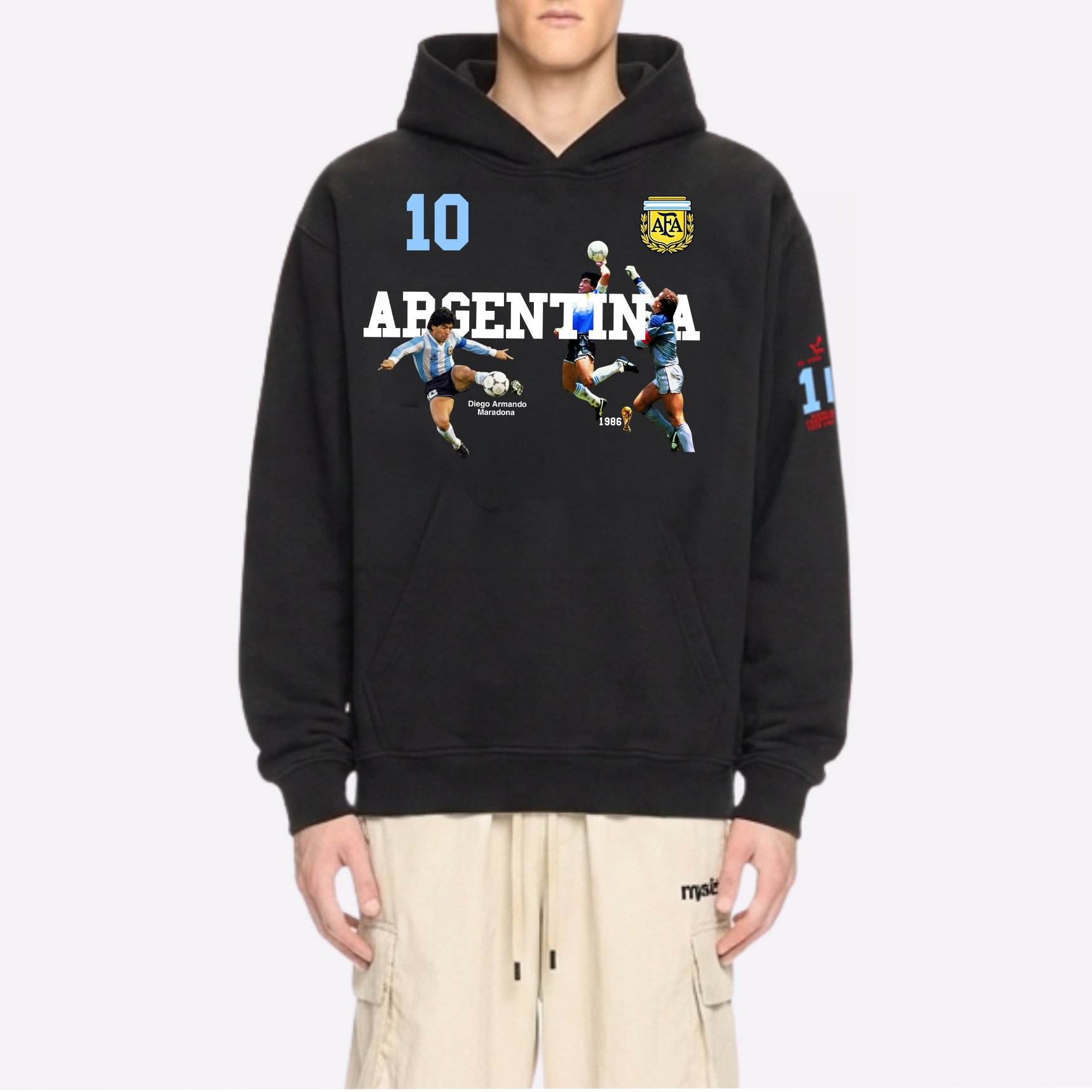 Argentina 1986 World Cup Legends Hoodie