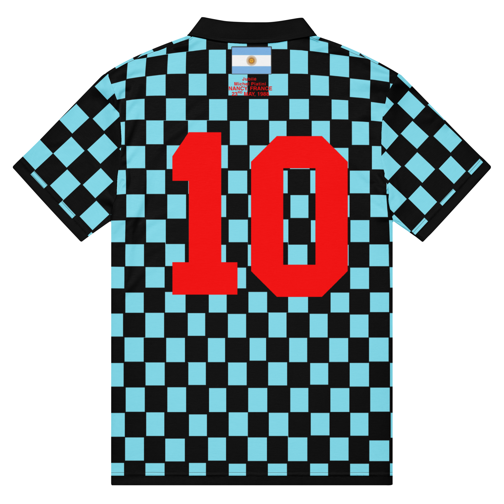 No Drug Argentina Short Sleeve Polo