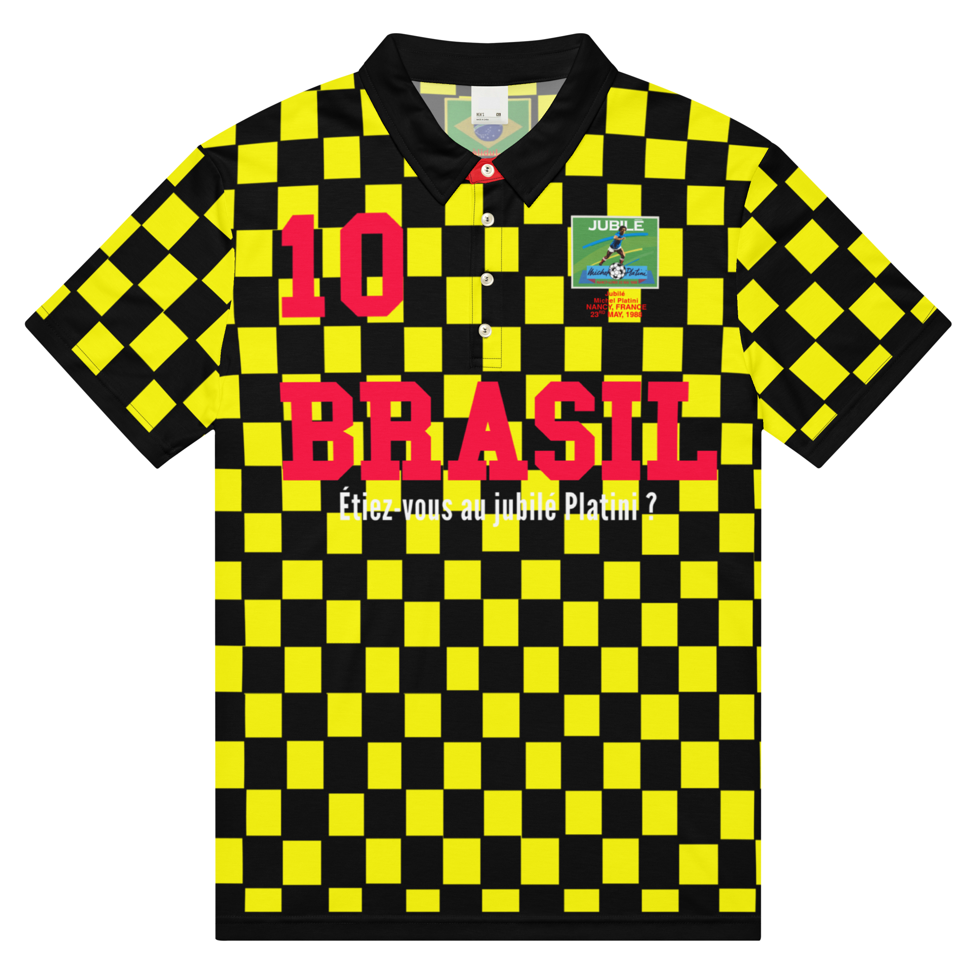 No Drug 1988 Brazil Short Sleeve Polo