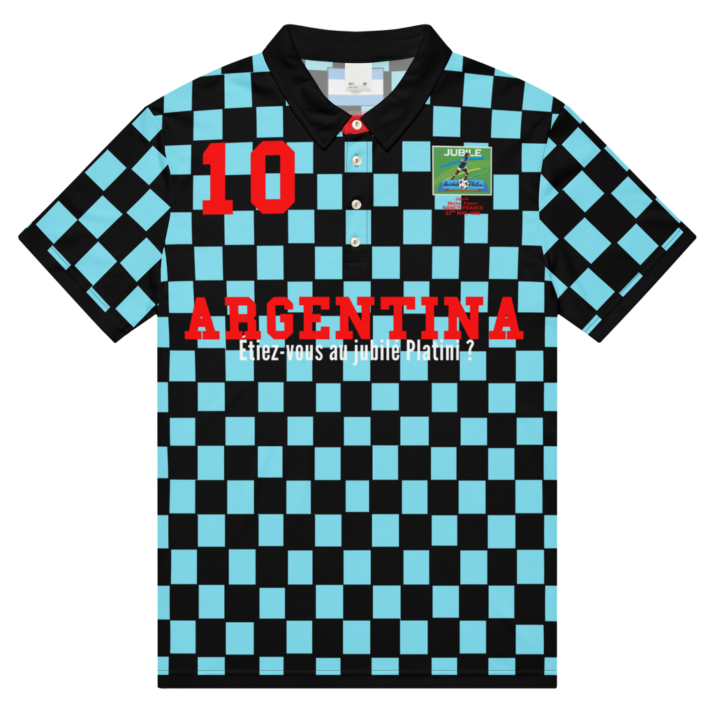 No Drug Argentina Short Sleeve Polo