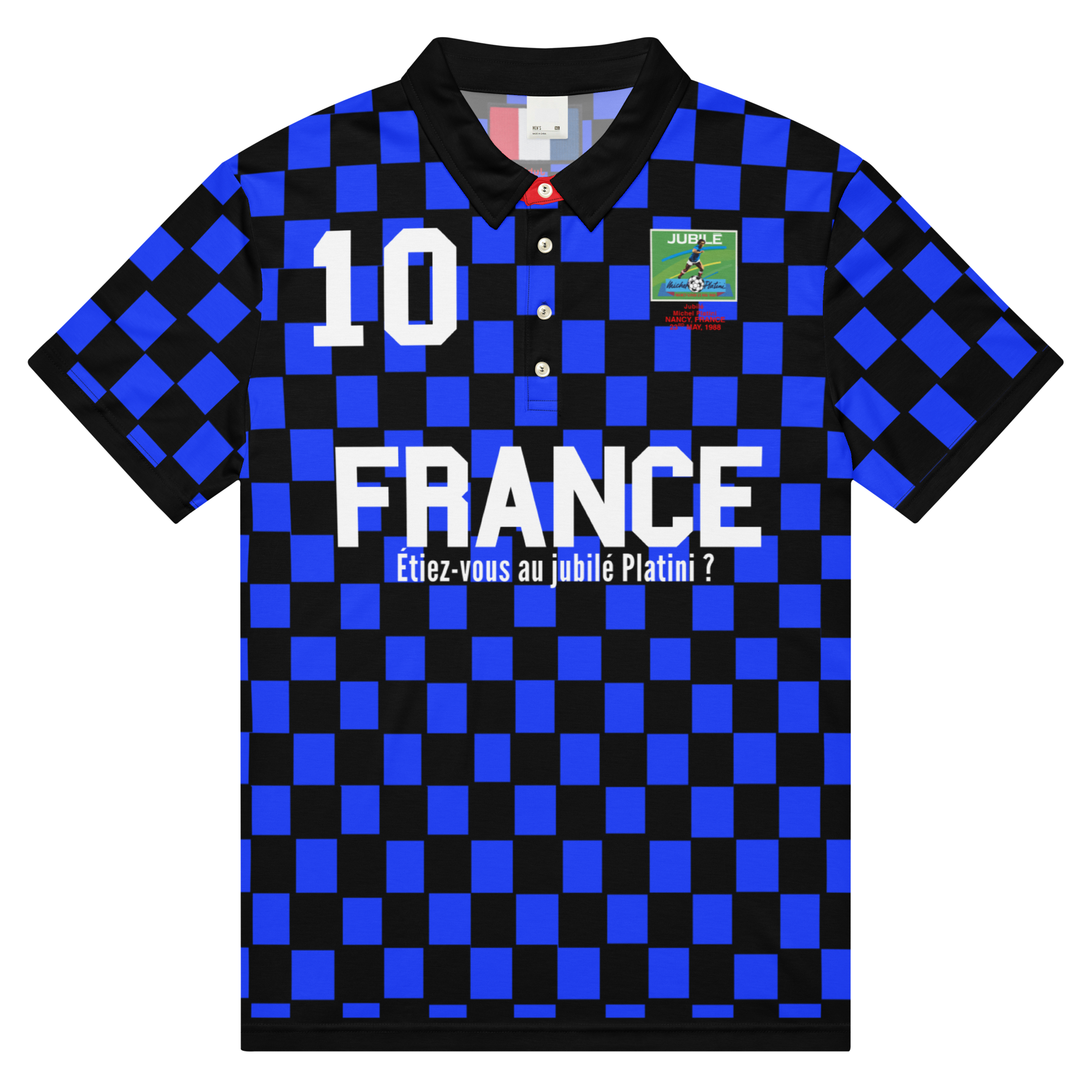 No Drug 1988 France Short Sleeve Polo