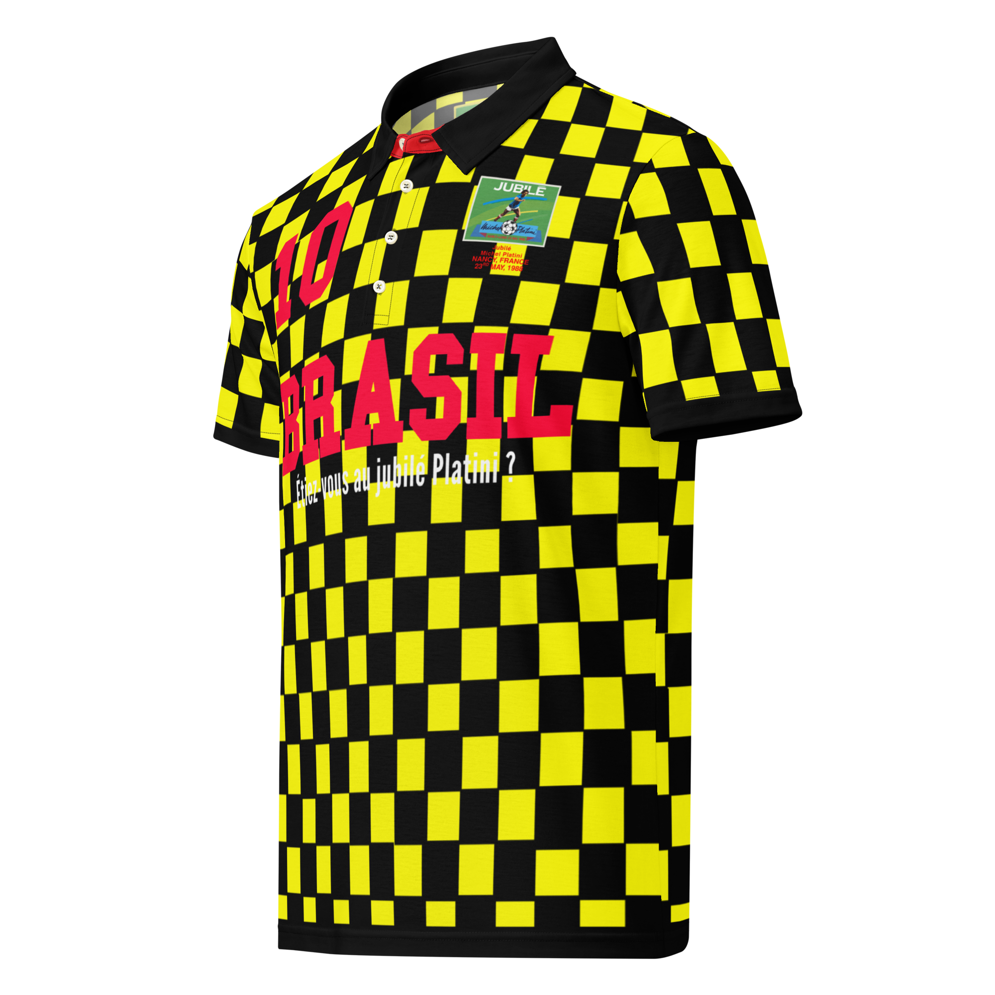 No Drug 1988 Brazil Short Sleeve Polo