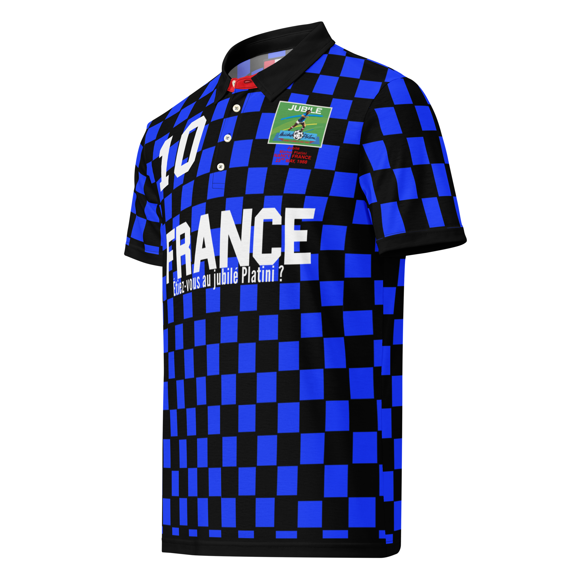 1988 France 'No Drug' Short Sleeve Polo