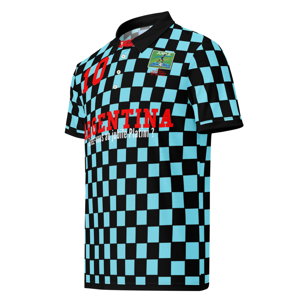 No Drug Argentina Short Sleeve Polo