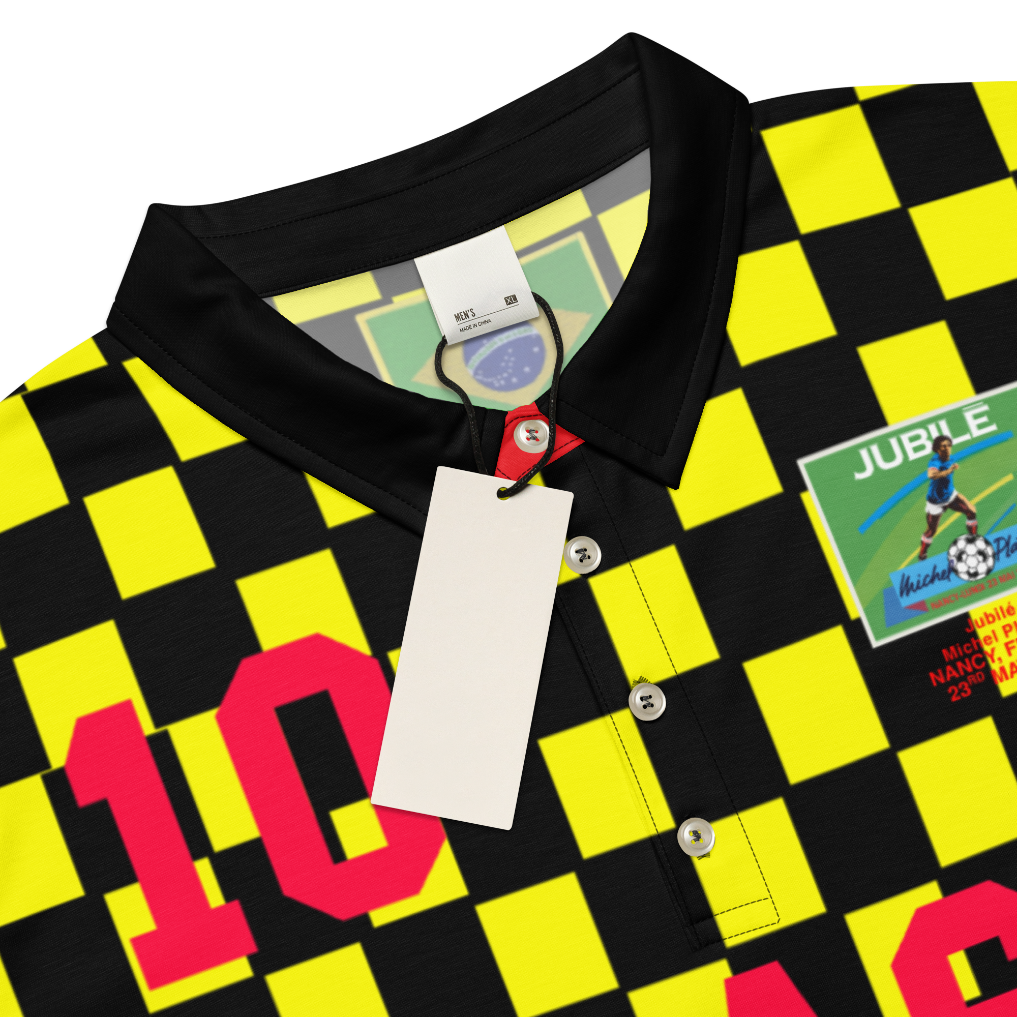 No Drug 1988 Brazil Short Sleeve Polo
