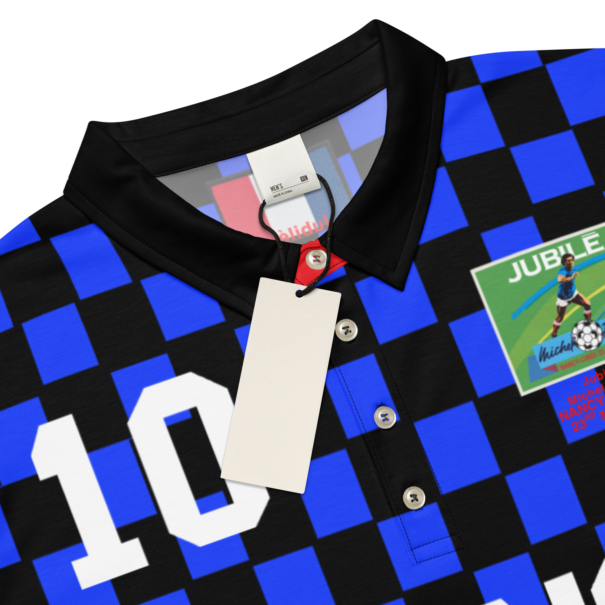 1988 France 'No Drug' Short Sleeve Polo