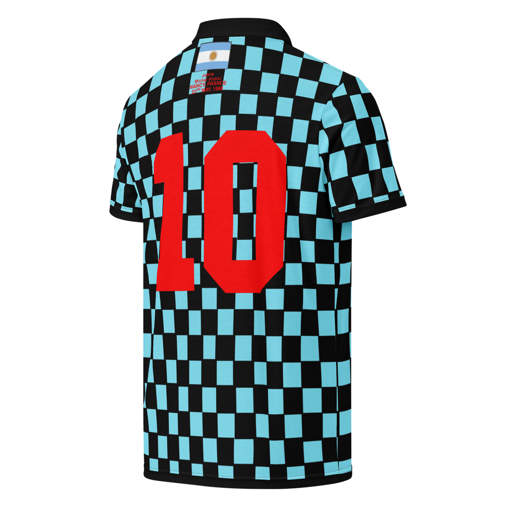 No Drug Argentina Short Sleeve Polo