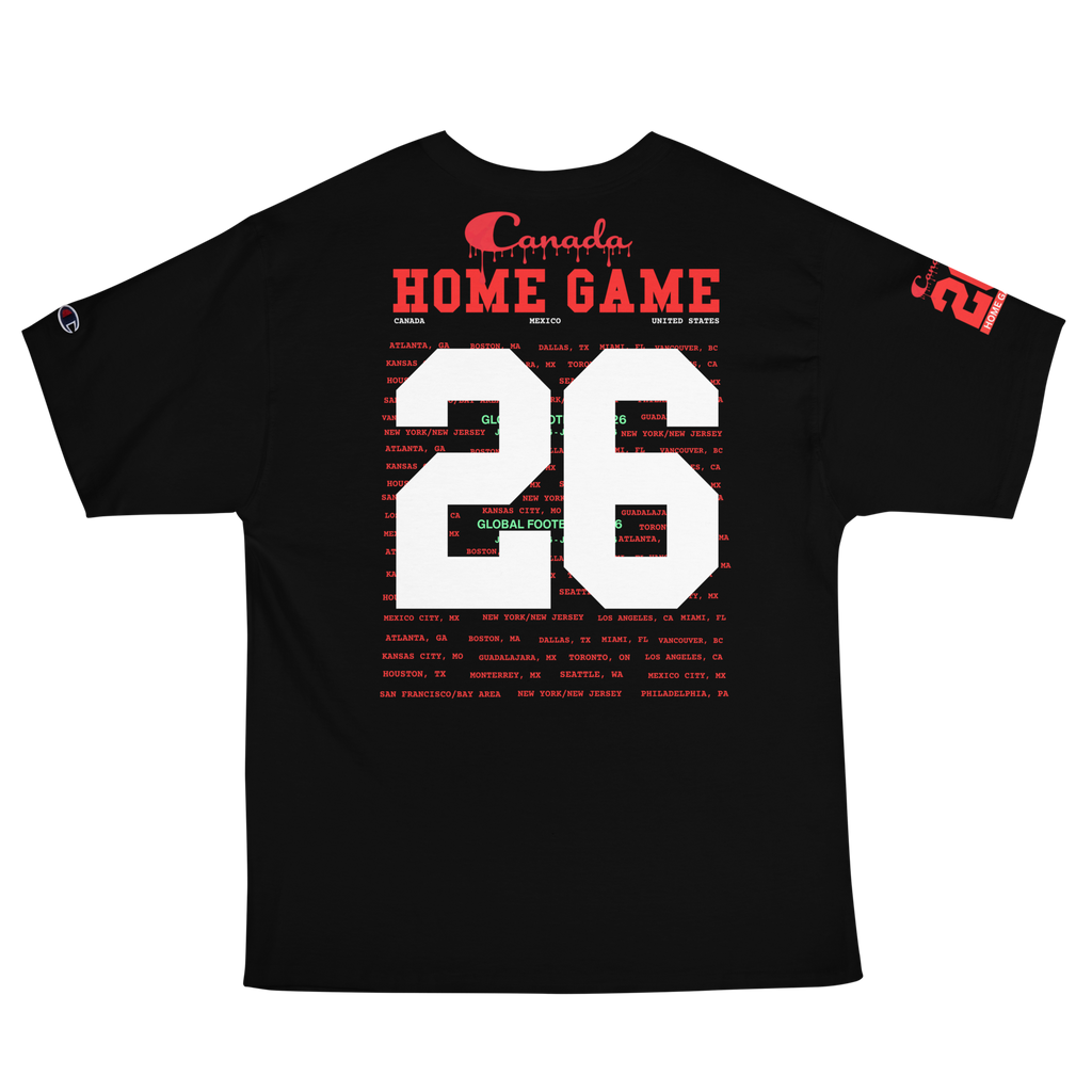 2026 Canada Global Football Flag Tee