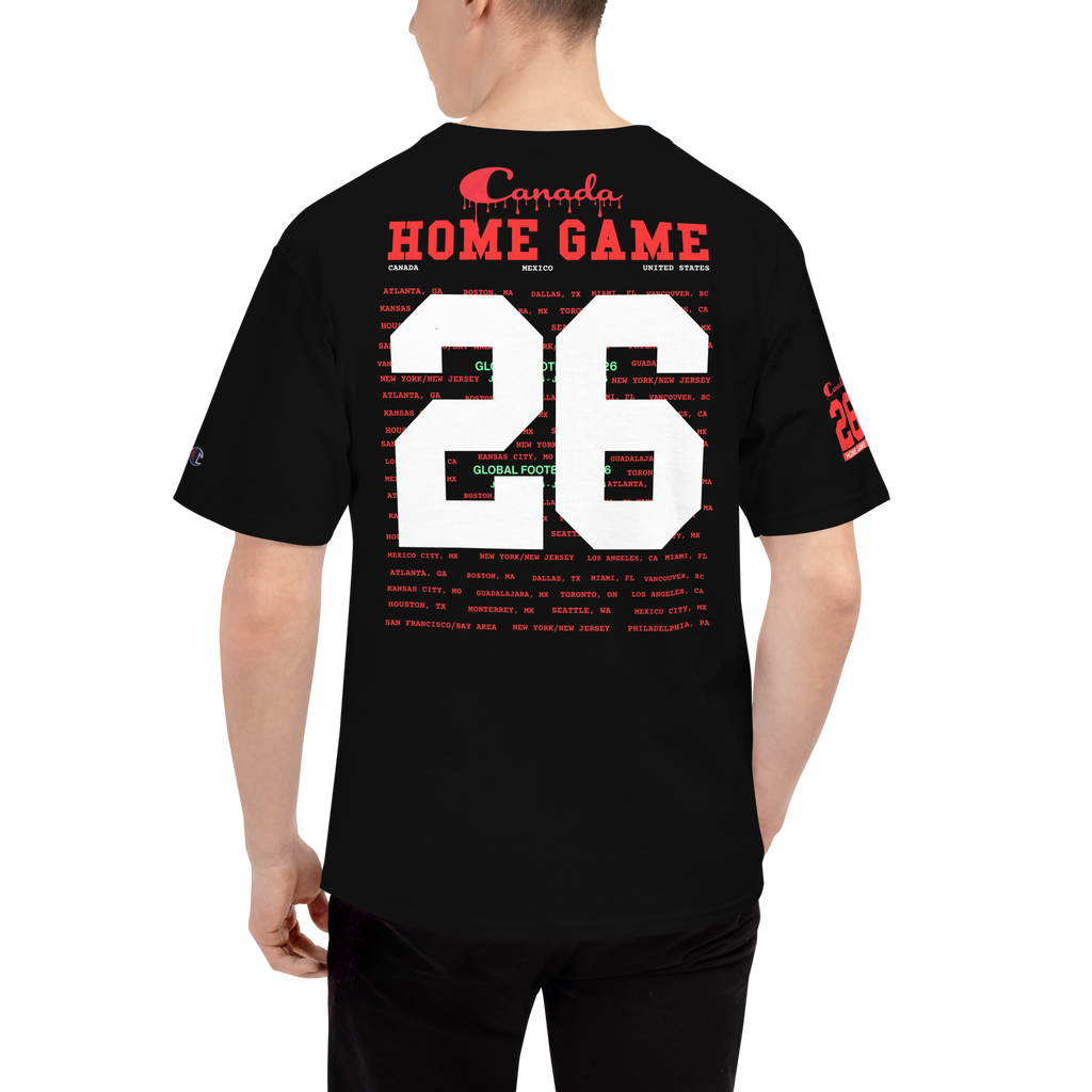 2026 Canada Global Football Flag Tee
