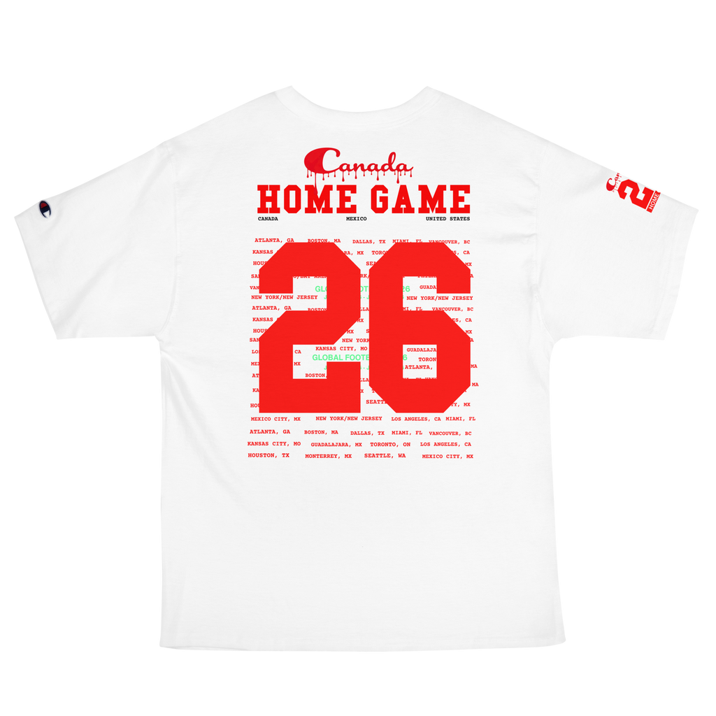 2026 Canada Global Football Flag Tee