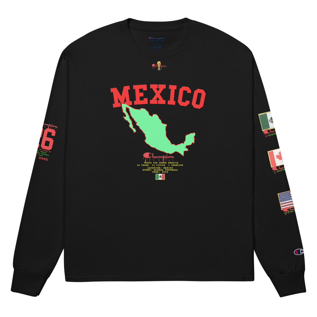 MEXICO Streetwear World Cup Flag Long Sleeve