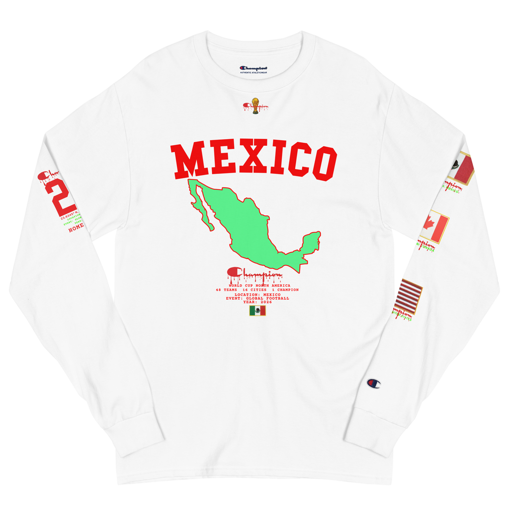MEXICO Champion World Cup Flag Long Sleeve - Black