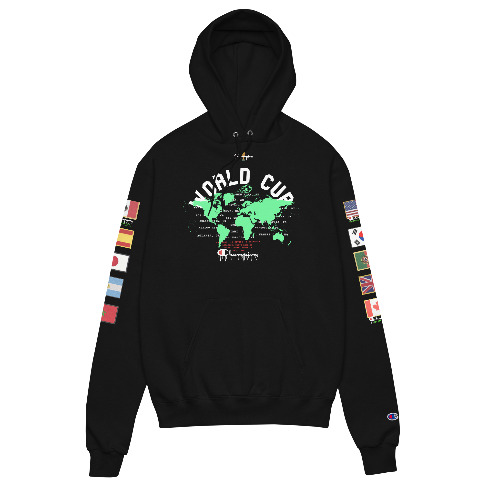2026 Global Flags World Cup Hoodie Champion