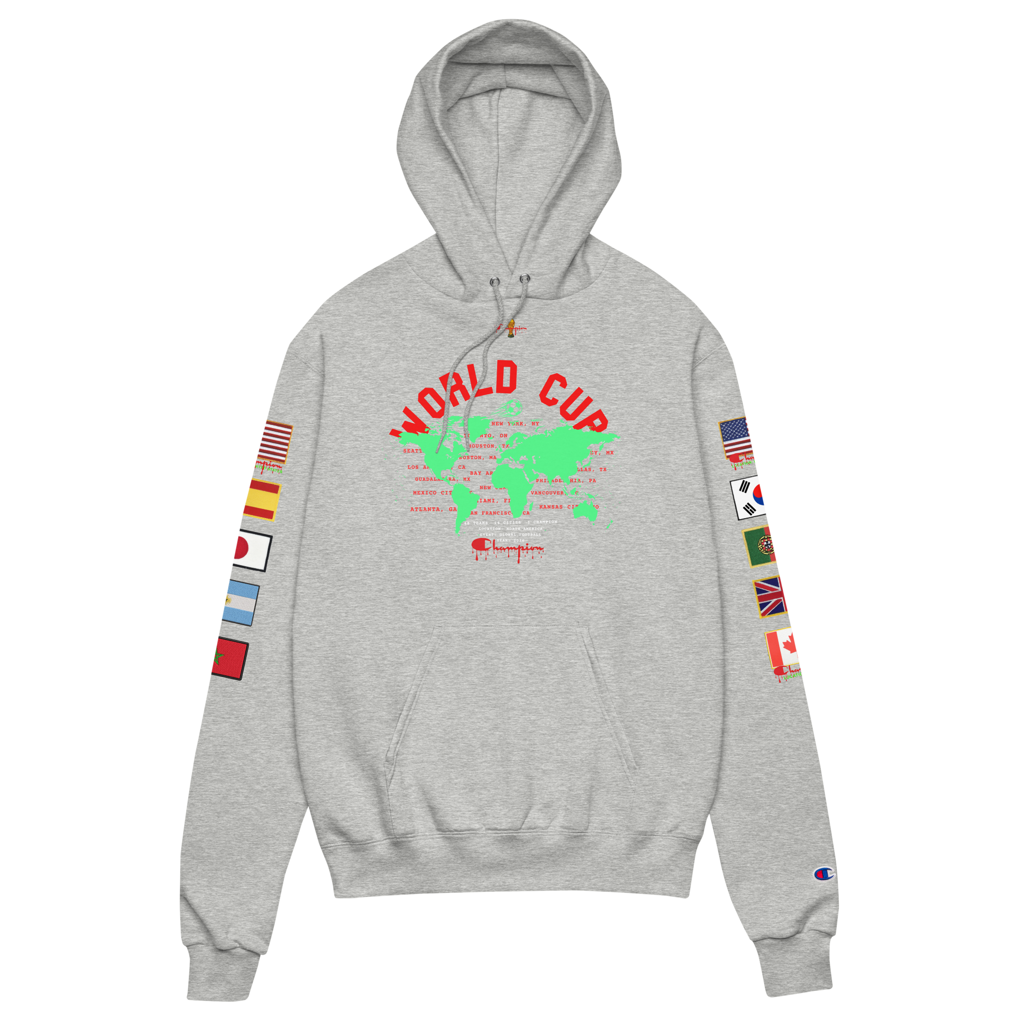 2026 Global Flags World Cup Hoodie Champion