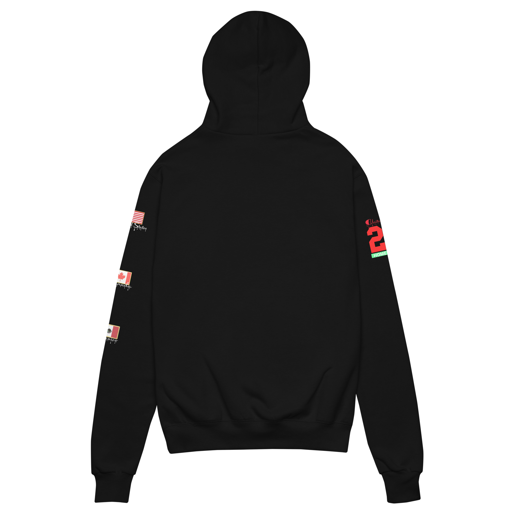 Global Football 2026 USA Flags Hoodie
