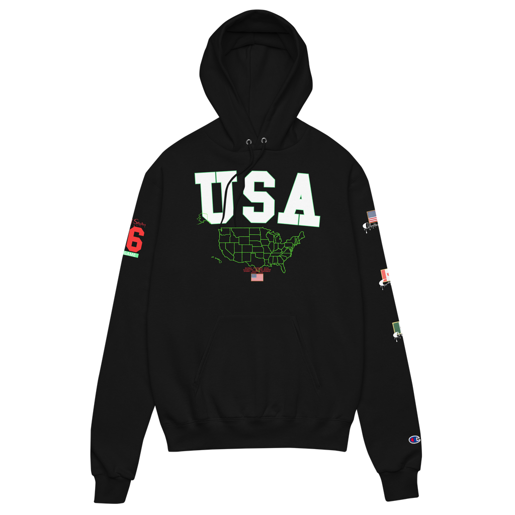Global Football 2026 USA Flags Hoodie