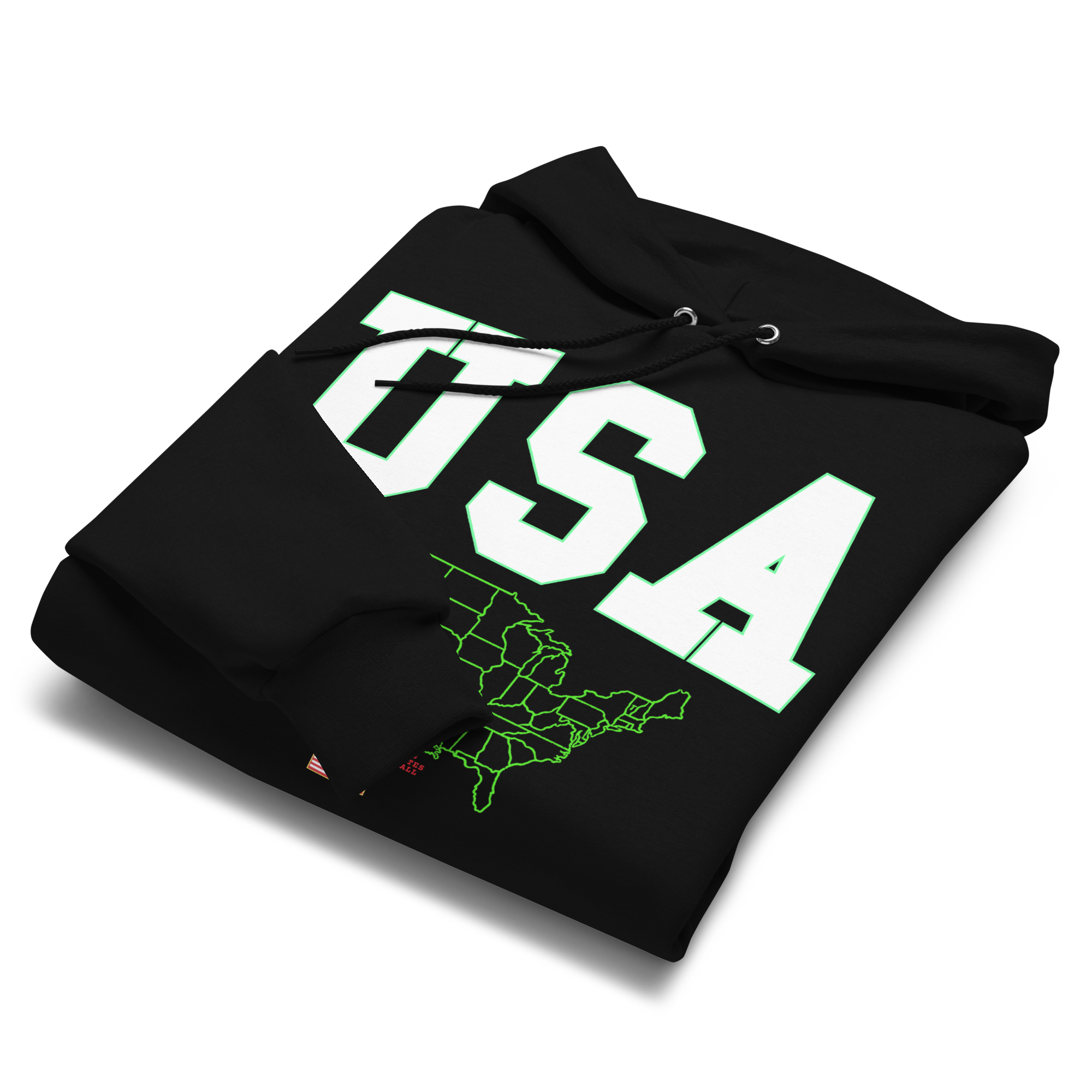 Global Football 2026 USA Flags Hoodie