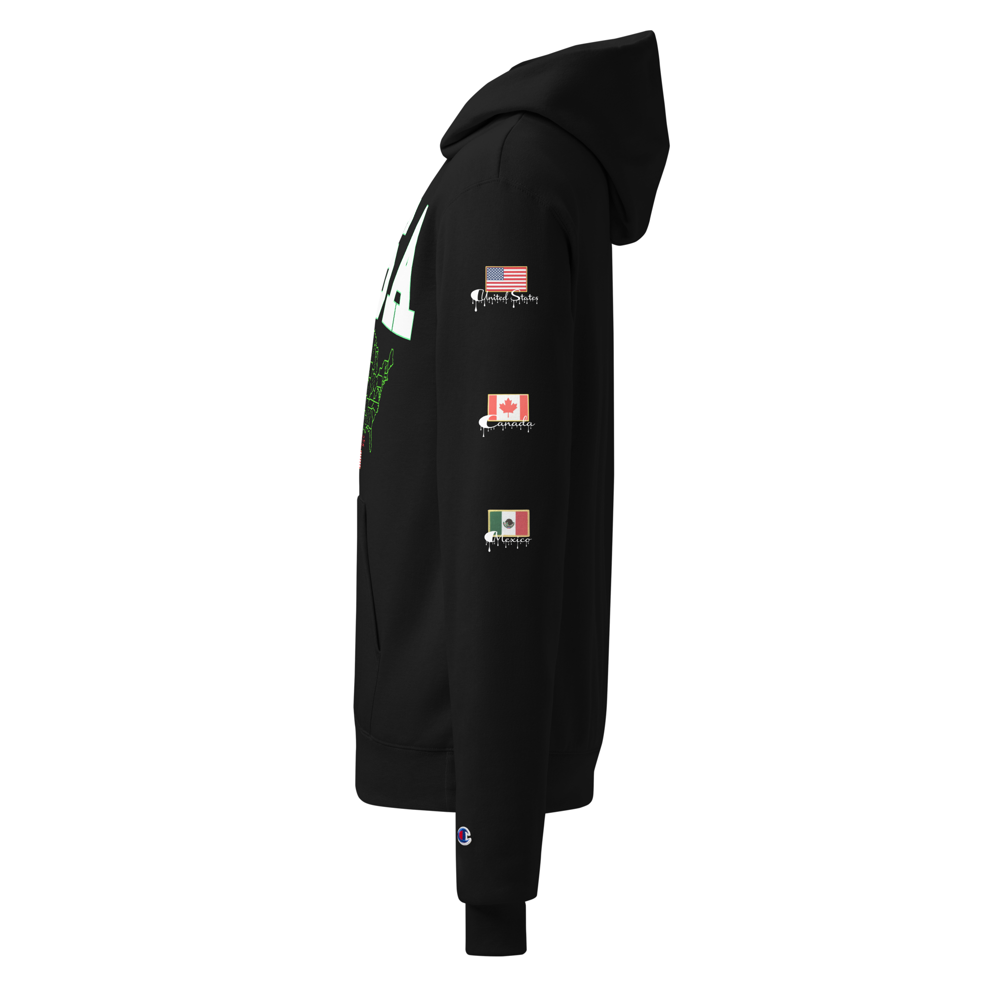 Global Football 2026 USA Flags Hoodie
