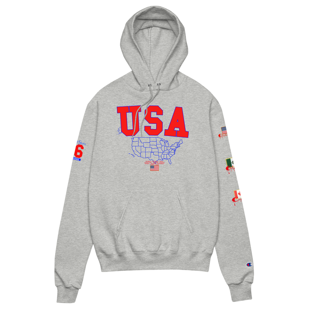 Global Football 2026 USA Flags Hoodie