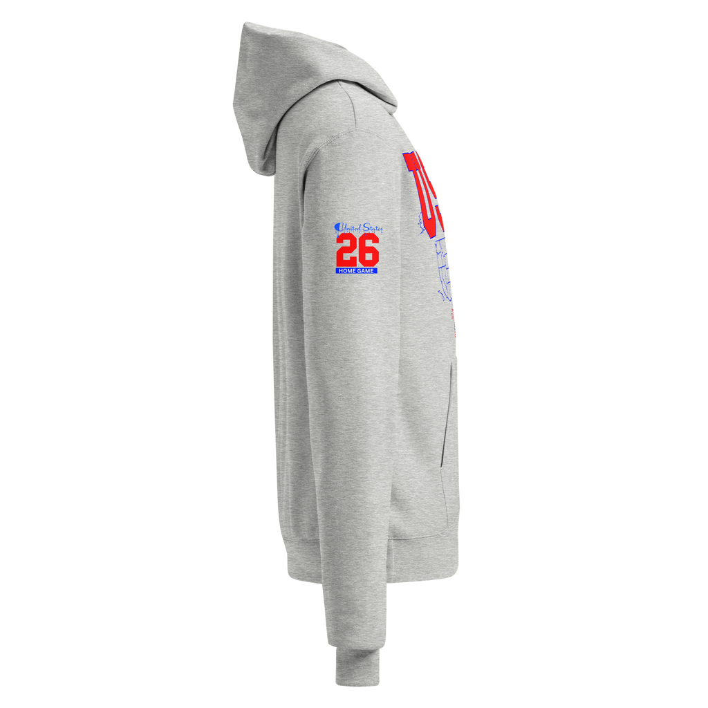 Global Football 2026 USA Flags Hoodie