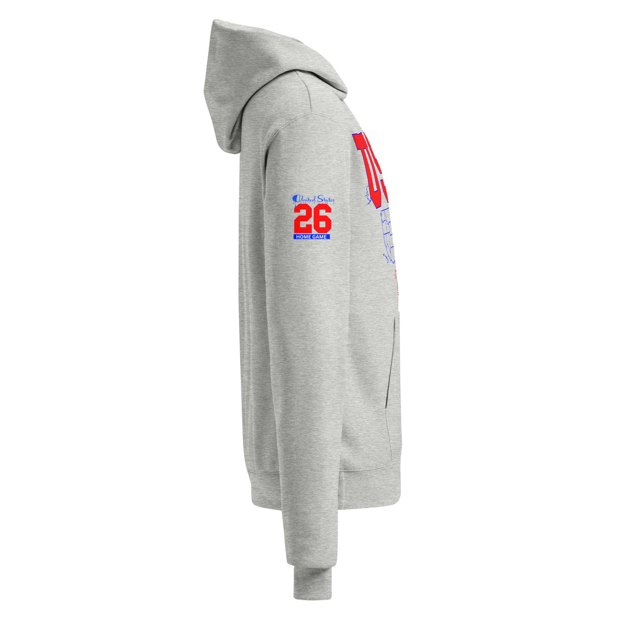 Global Football 2026 USA Flags Hoodie