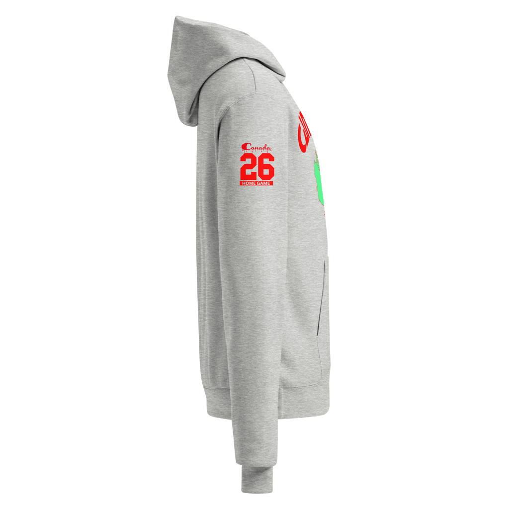 Global Football 2026 Canada Flags Hoodie