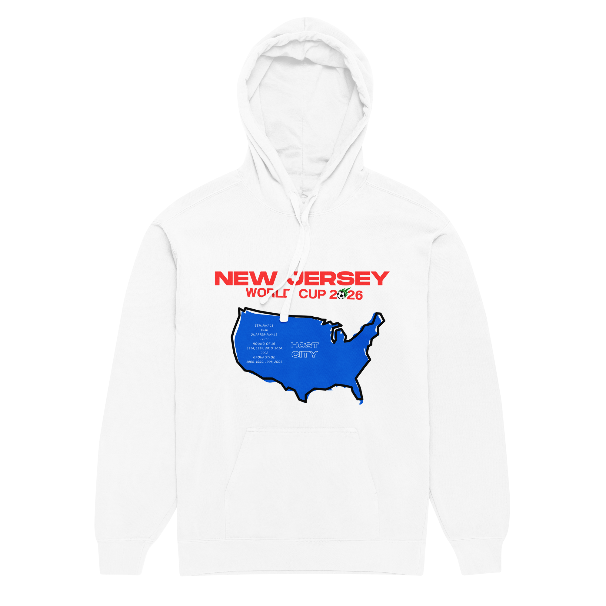 NEW JERSEY World Cup 2026 Host City Hoodies