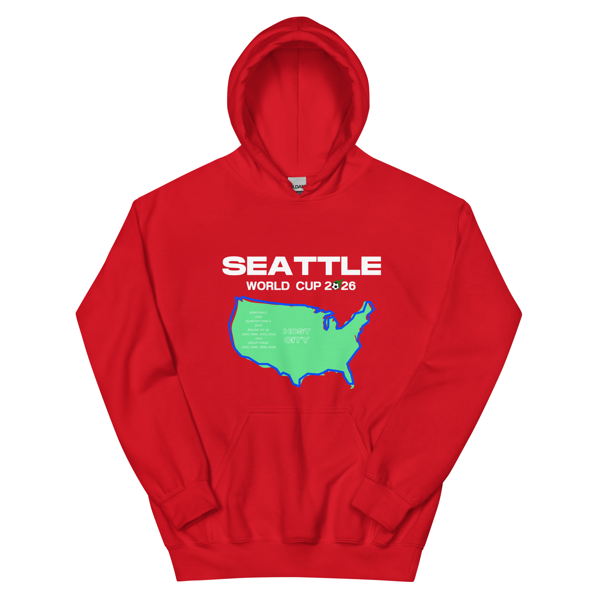 SEATTLE World Cup 2026 Host City Hoodies