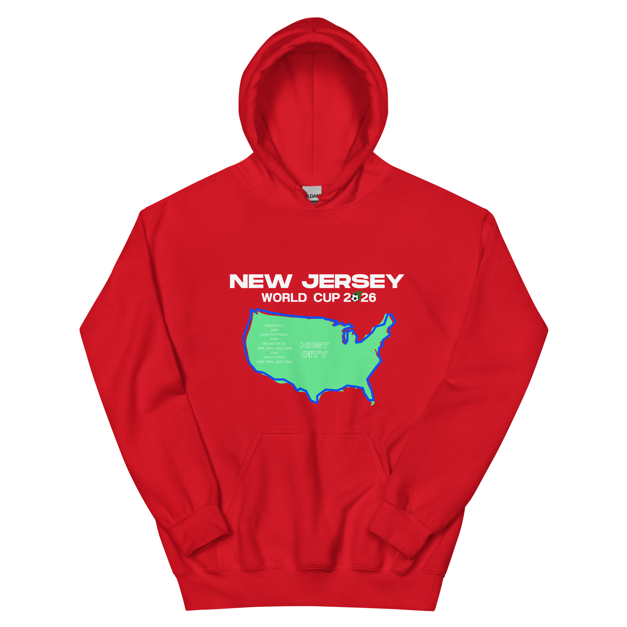 NEW JERSEY World Cup 2026 Host City Hoodies