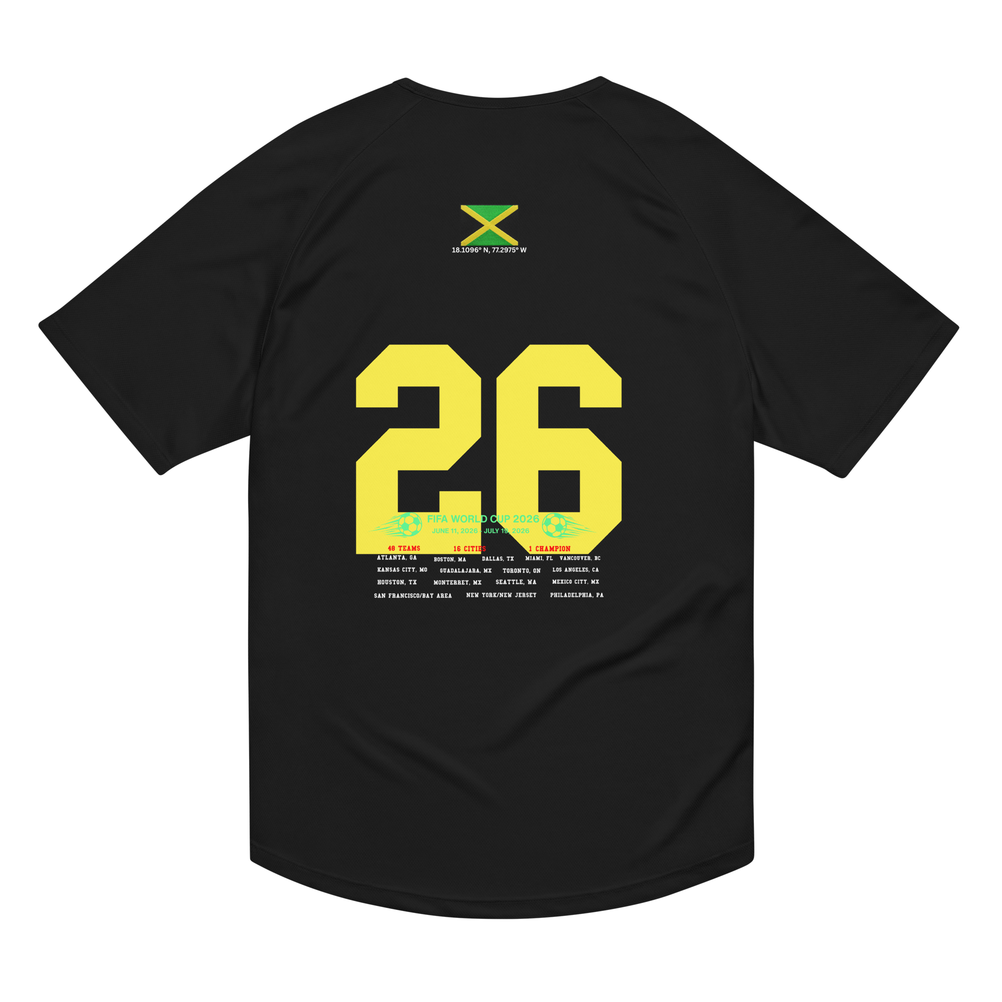 Jamaica World Cup 2026 Streetwear Soccer Jersey
