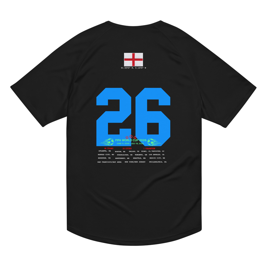 England 2026 World Cup 2026 Streetwear Soccer Jersey