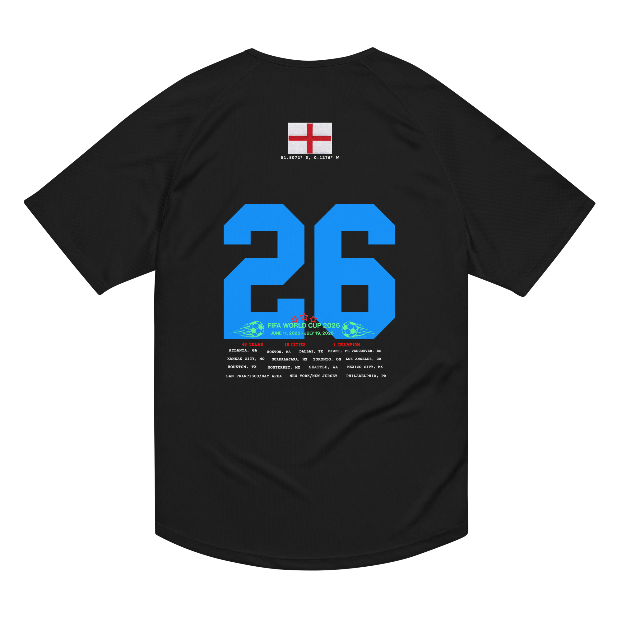 England 2026 World Cup 2026 Streetwear Soccer Jersey