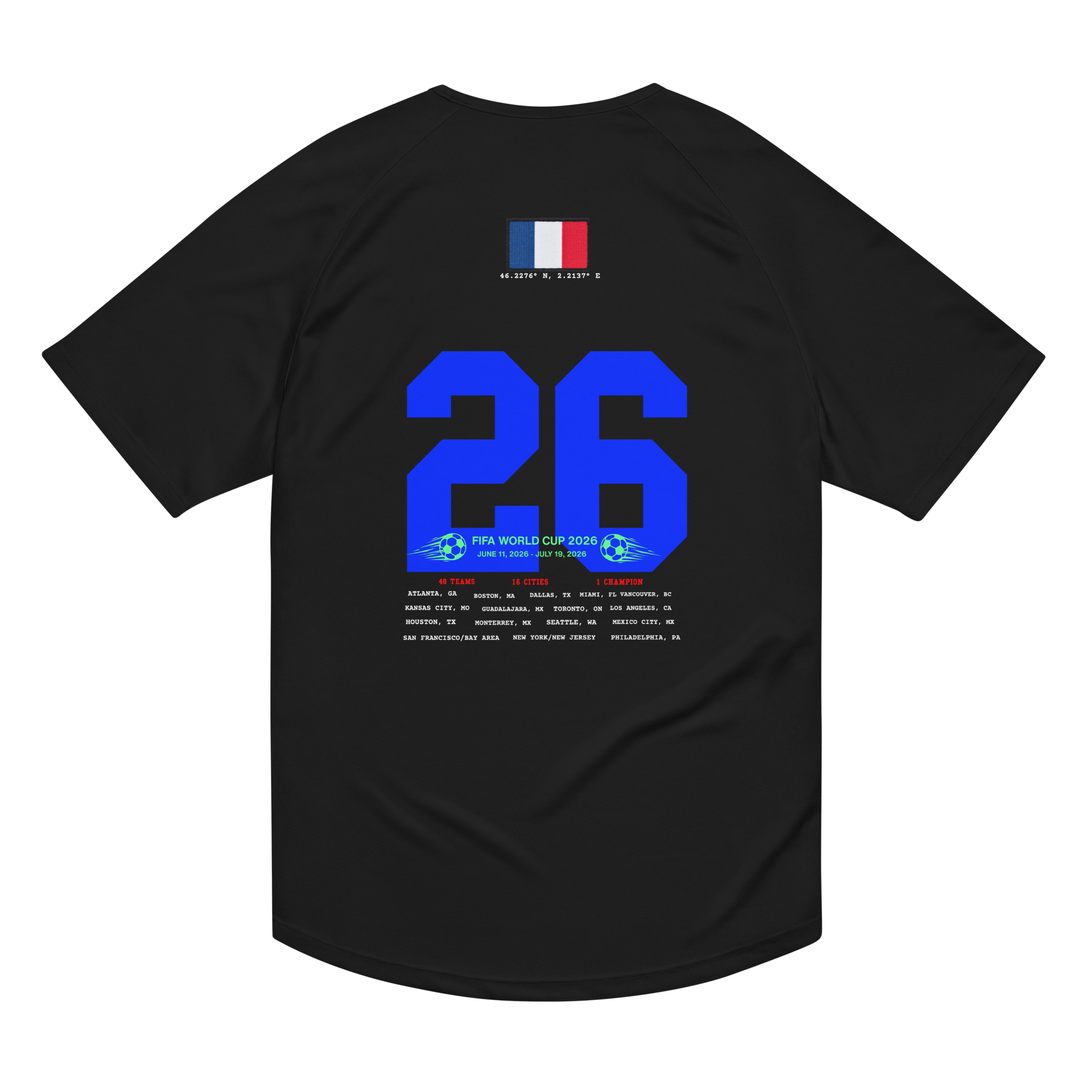 France 2026 World Cup 2026 Streetwear Soccer Jersey