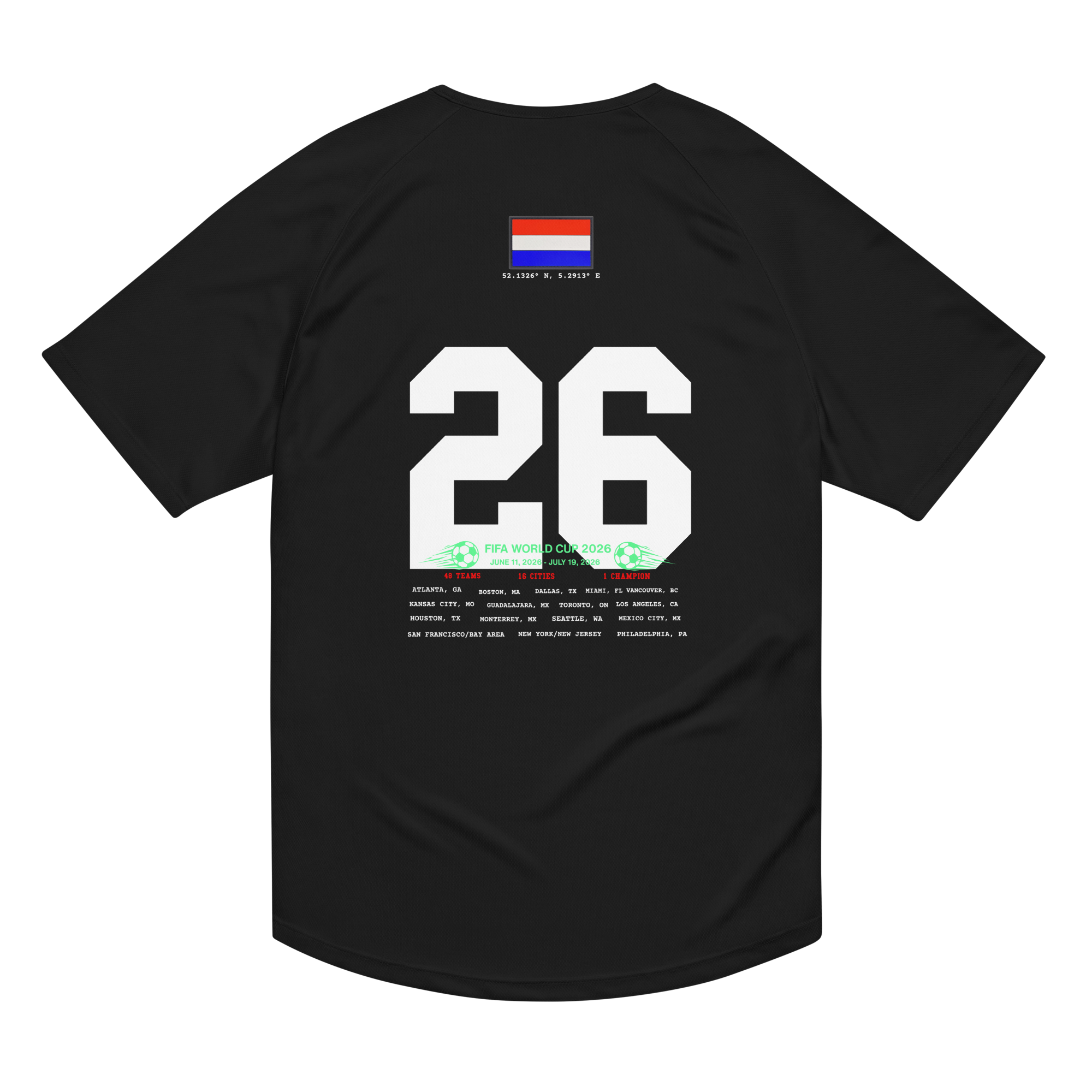 NETHERLANDS 2026 World Cup Streetwear Soccer Jersey