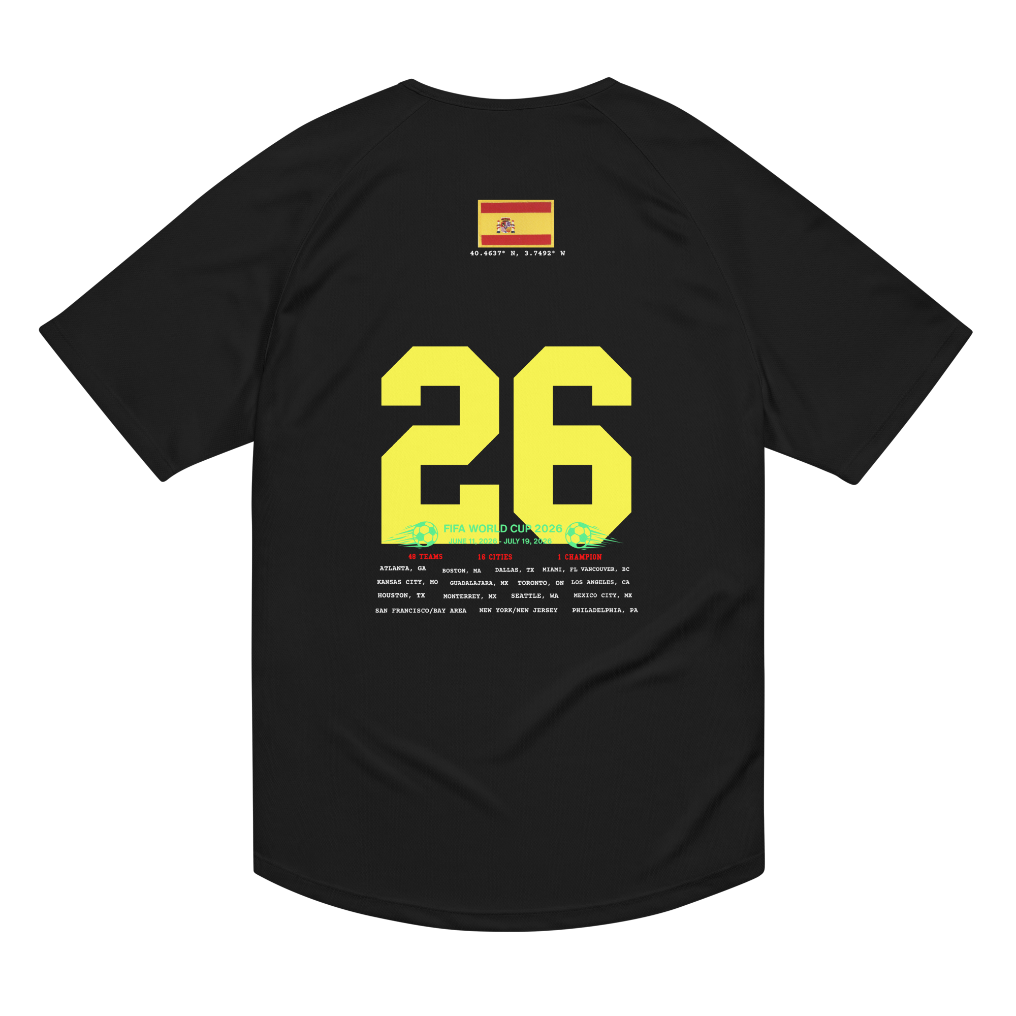 Spain 2026 World Cup 2026 Streetwear Soccer Jersey