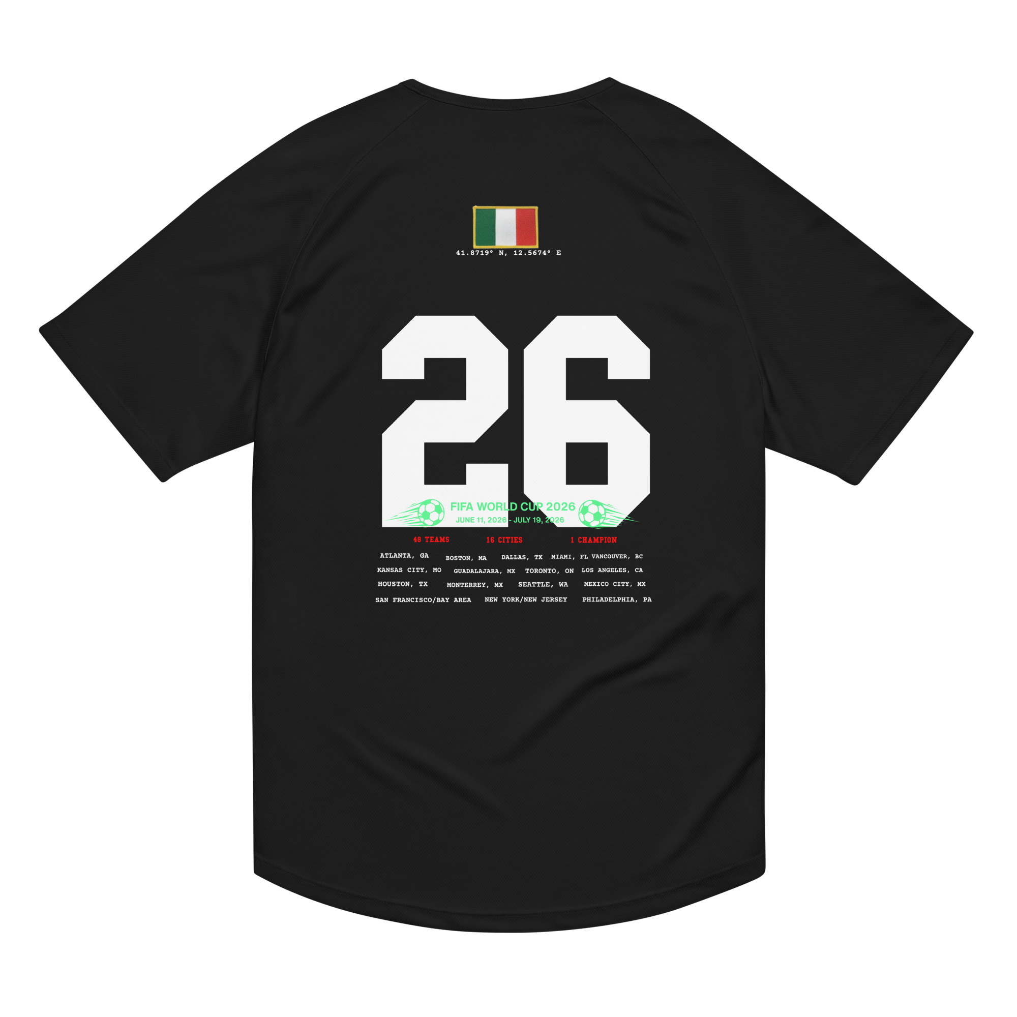 Italy World Cup 2026 Streetwear Soccer Jersey