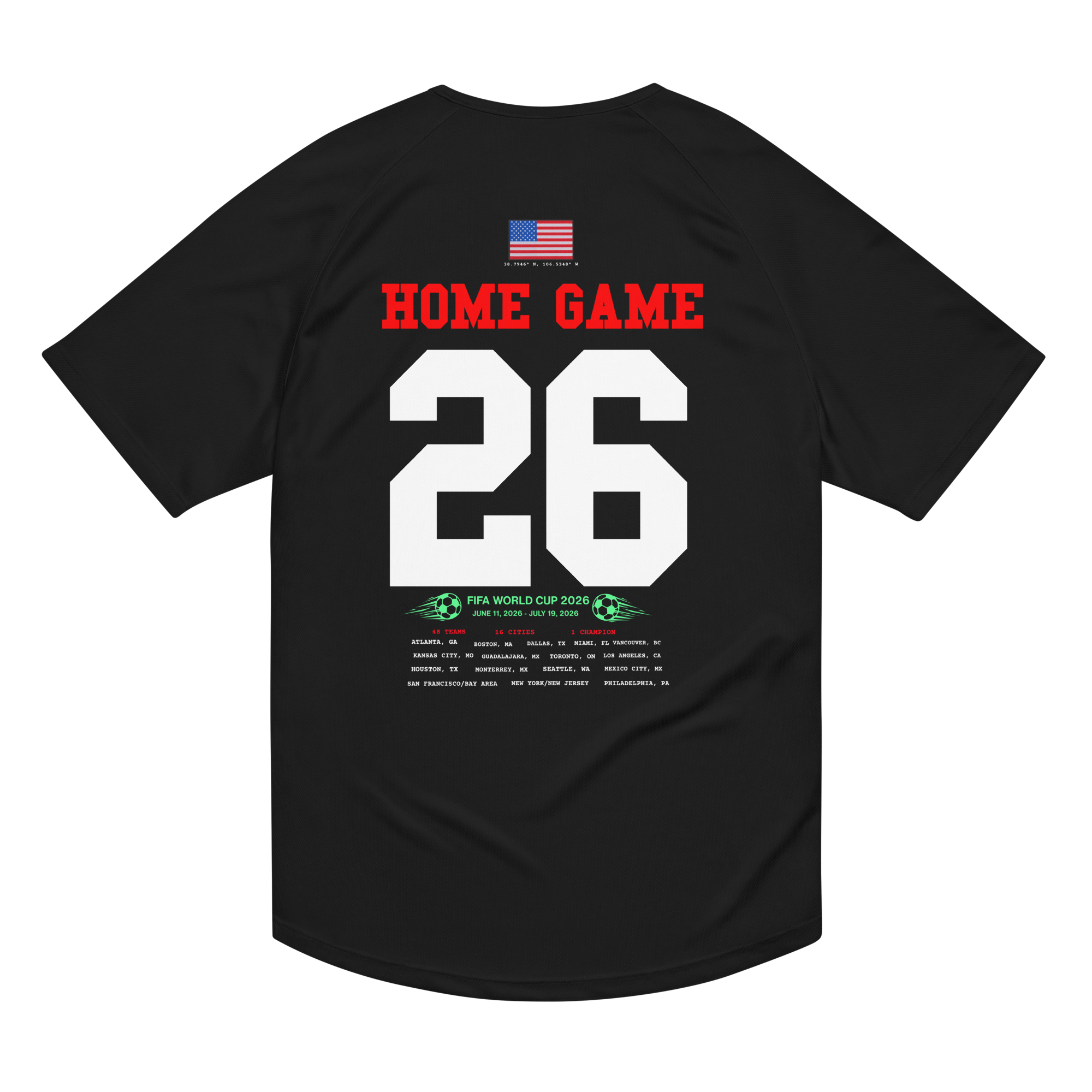 BOSTON World Cup 2026 Streetwear Soccer Jersey