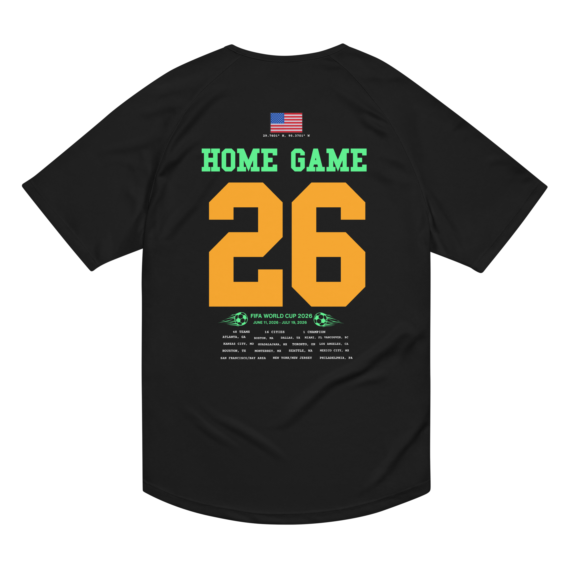 HOUSTON World Cup 2026 Streetwear Soccer Jersey