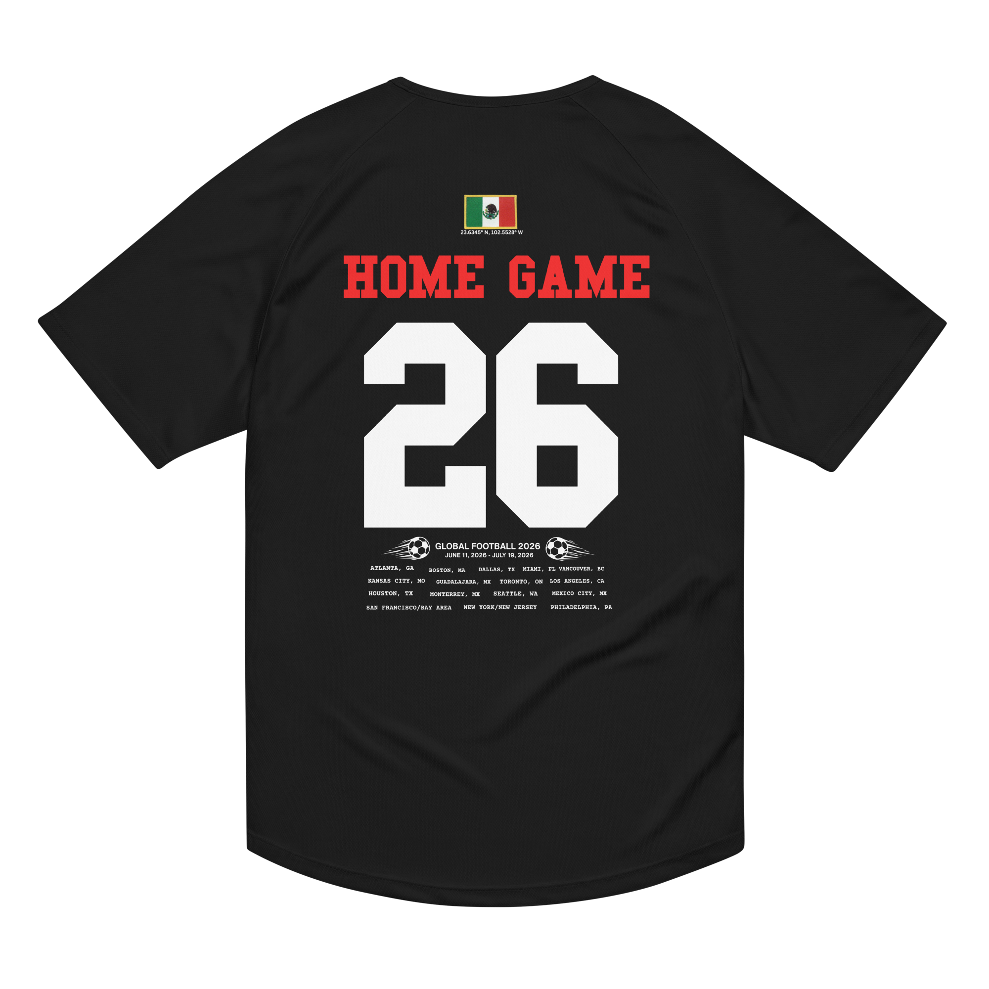 Mexico 2026 World Cup Streetwear Jersey