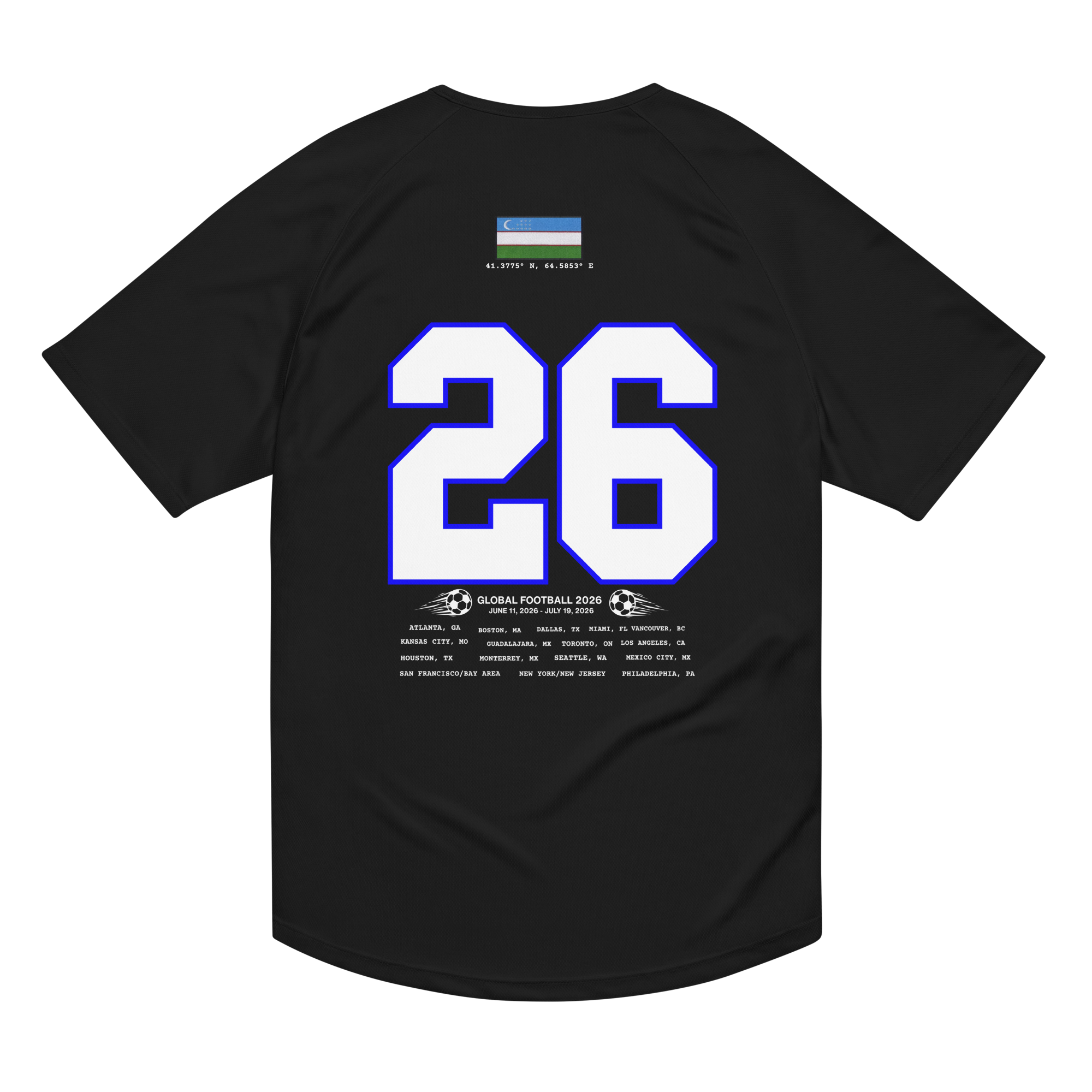 UZBEKISTAN 2026 Streetwear Soccer Jersey