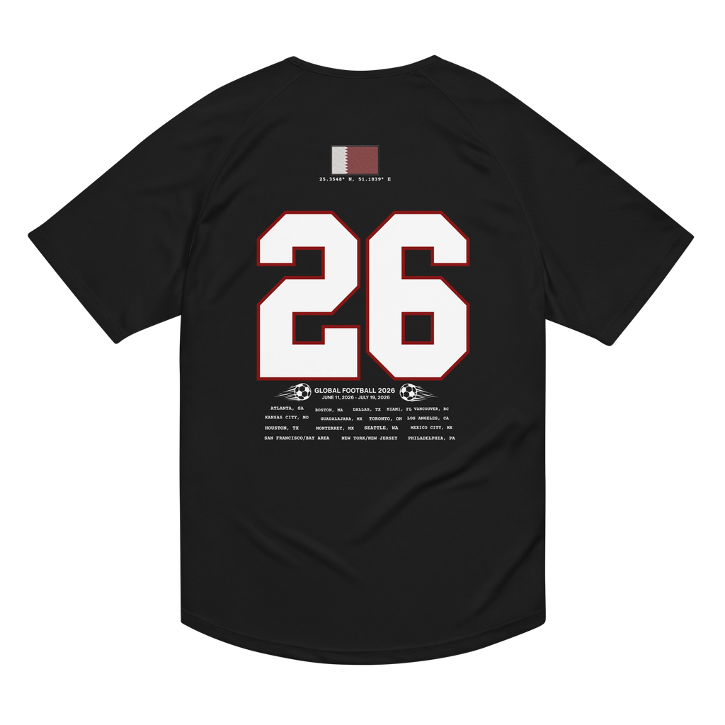 Qatar 2026 World Cup Streetwear Soccer Jersey