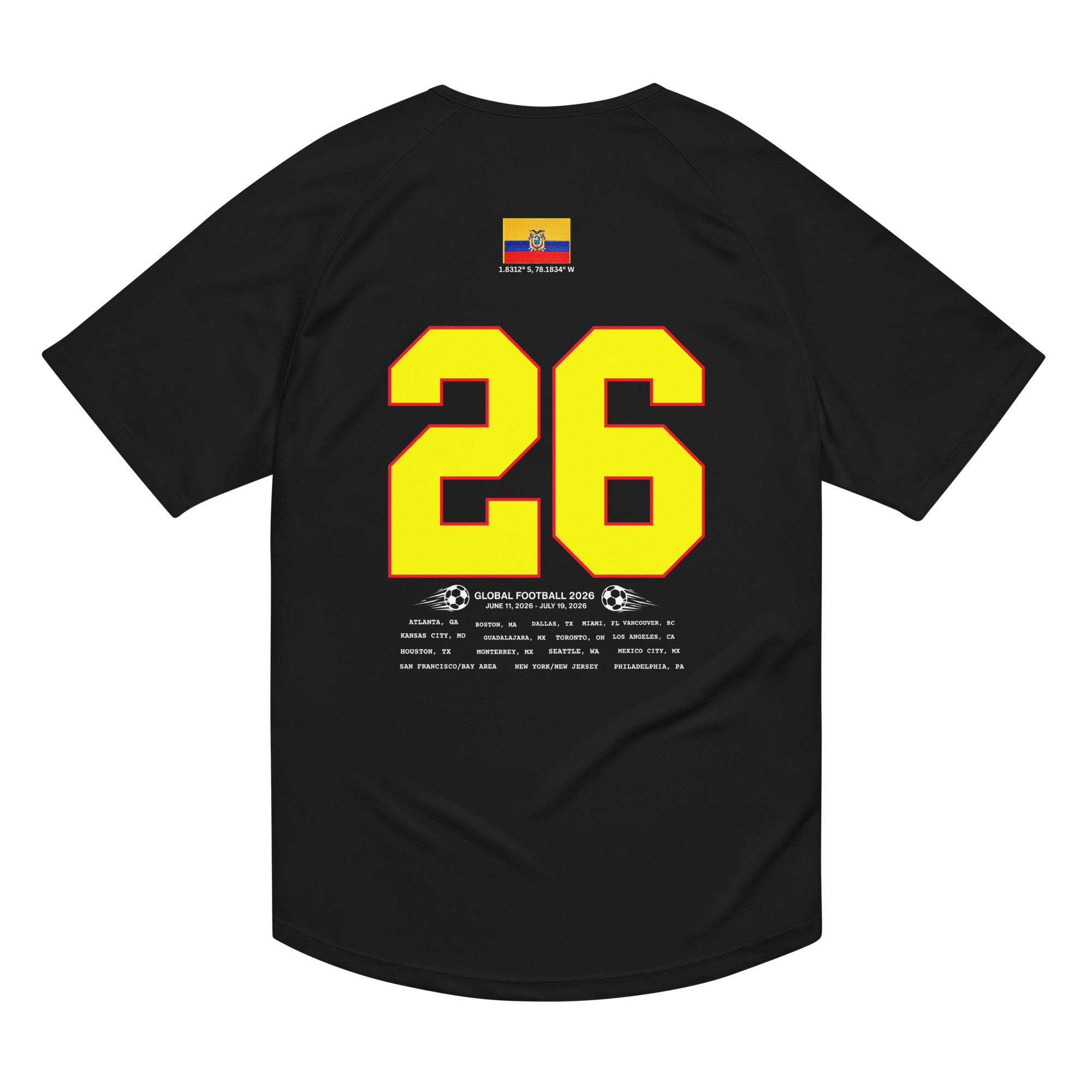 Ecuador 2026 Streetwear Soccer Jersey