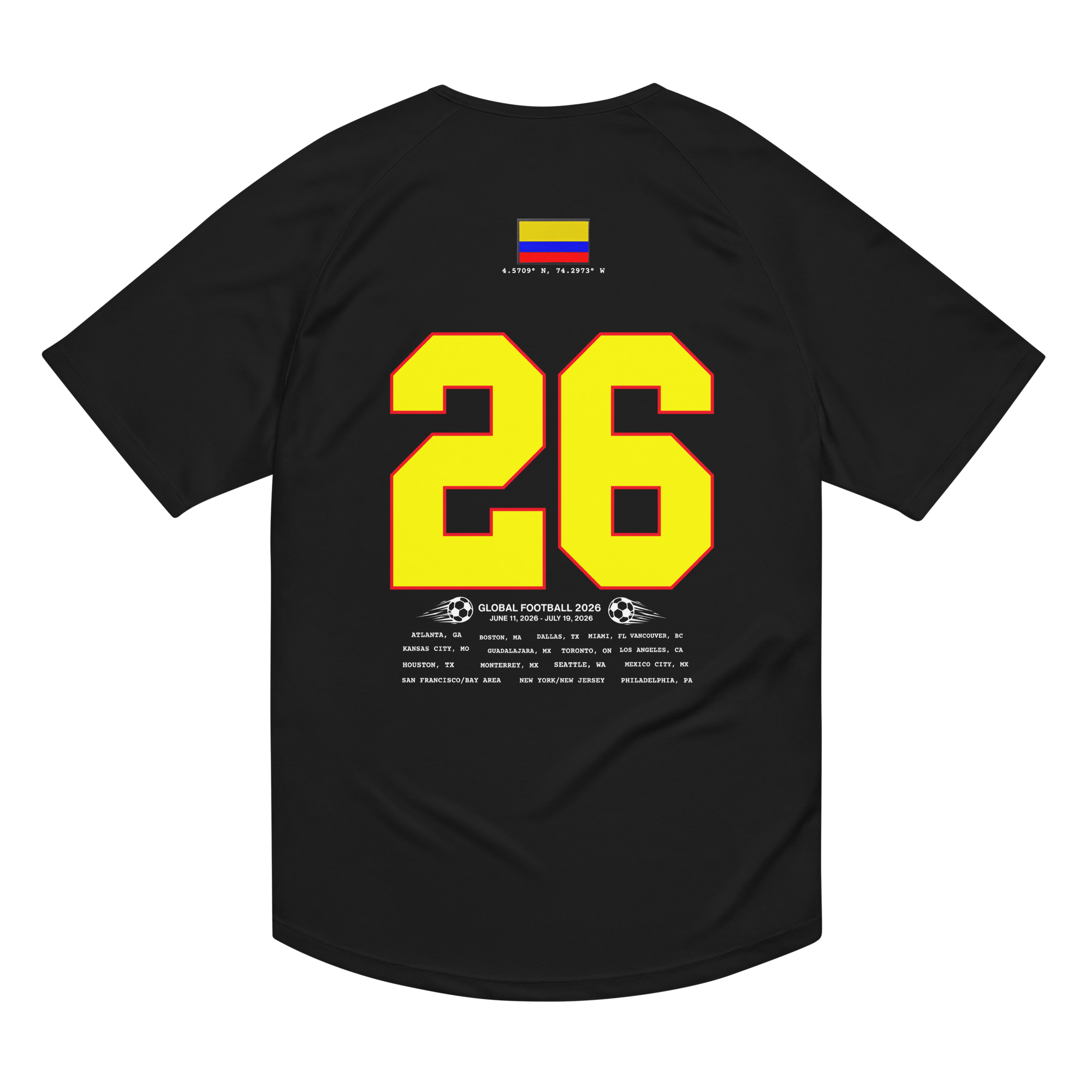 Colombia 2026 Streetwear Soccer Jersey