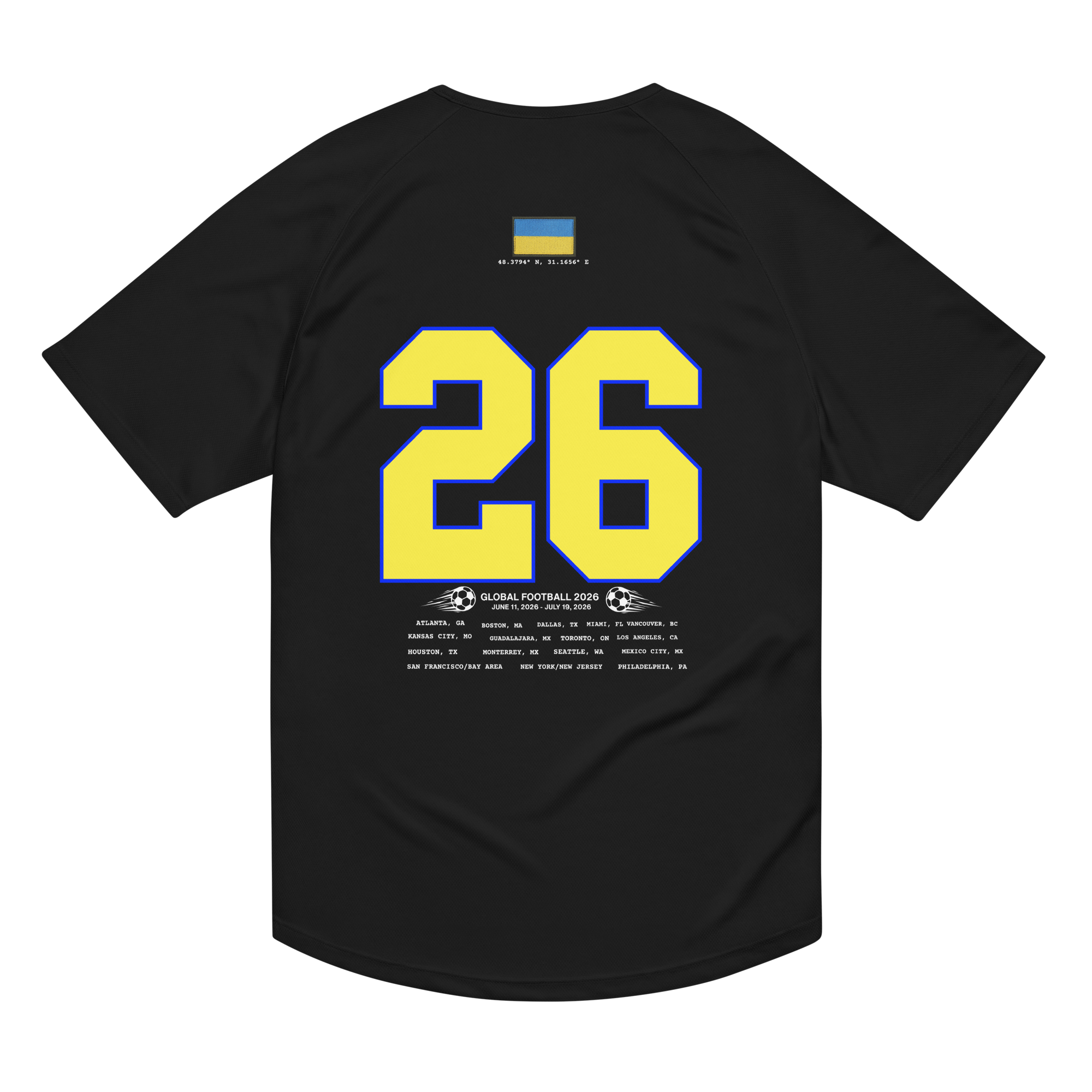 Ukraine 2026 Streetwear Soccer Jersey