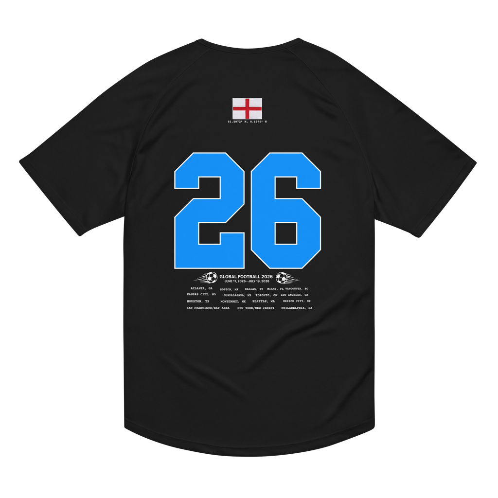 England 2026 World Cup 2026 Streetwear Soccer Jersey