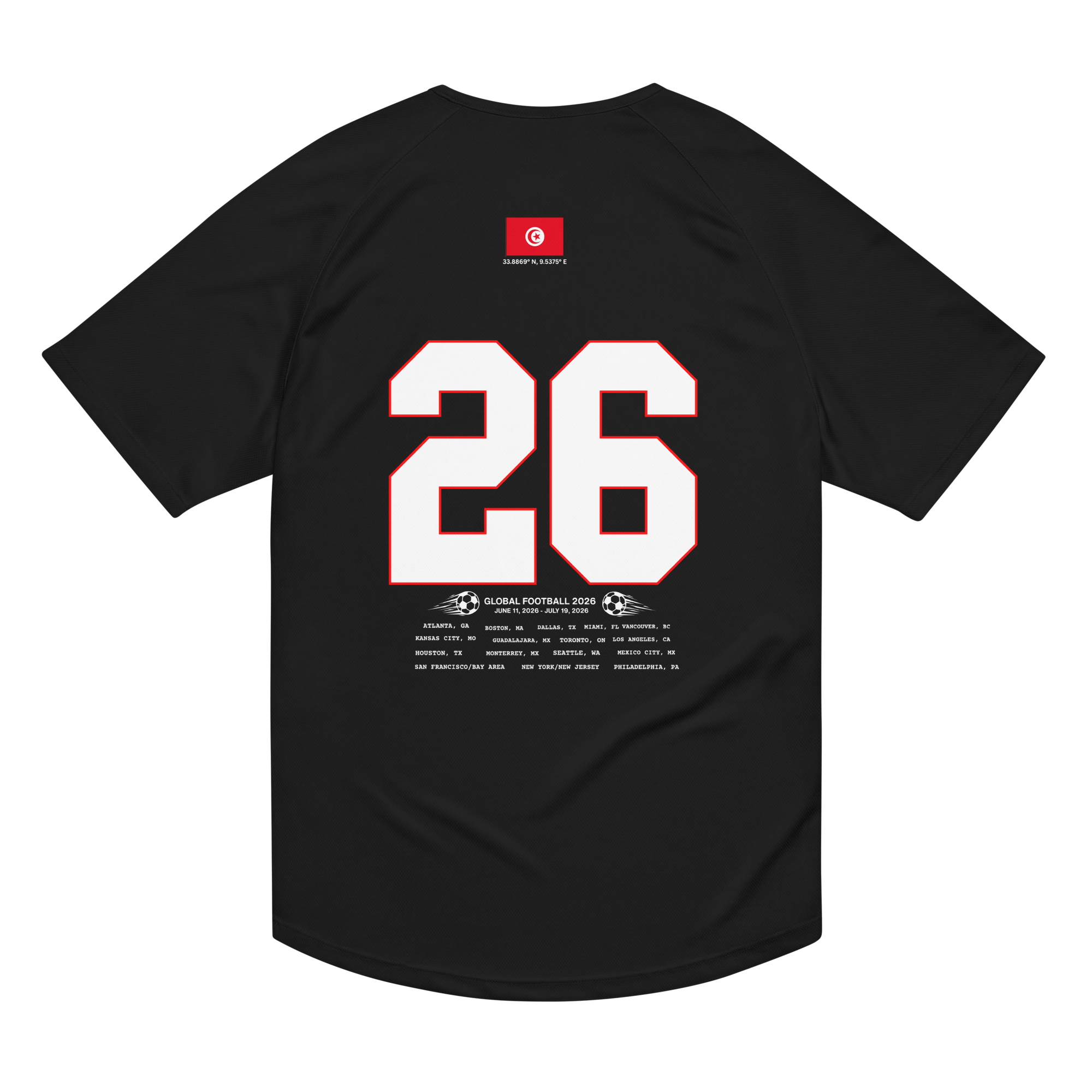 TUNISIA 2026 Streetwear Soccer Jersey