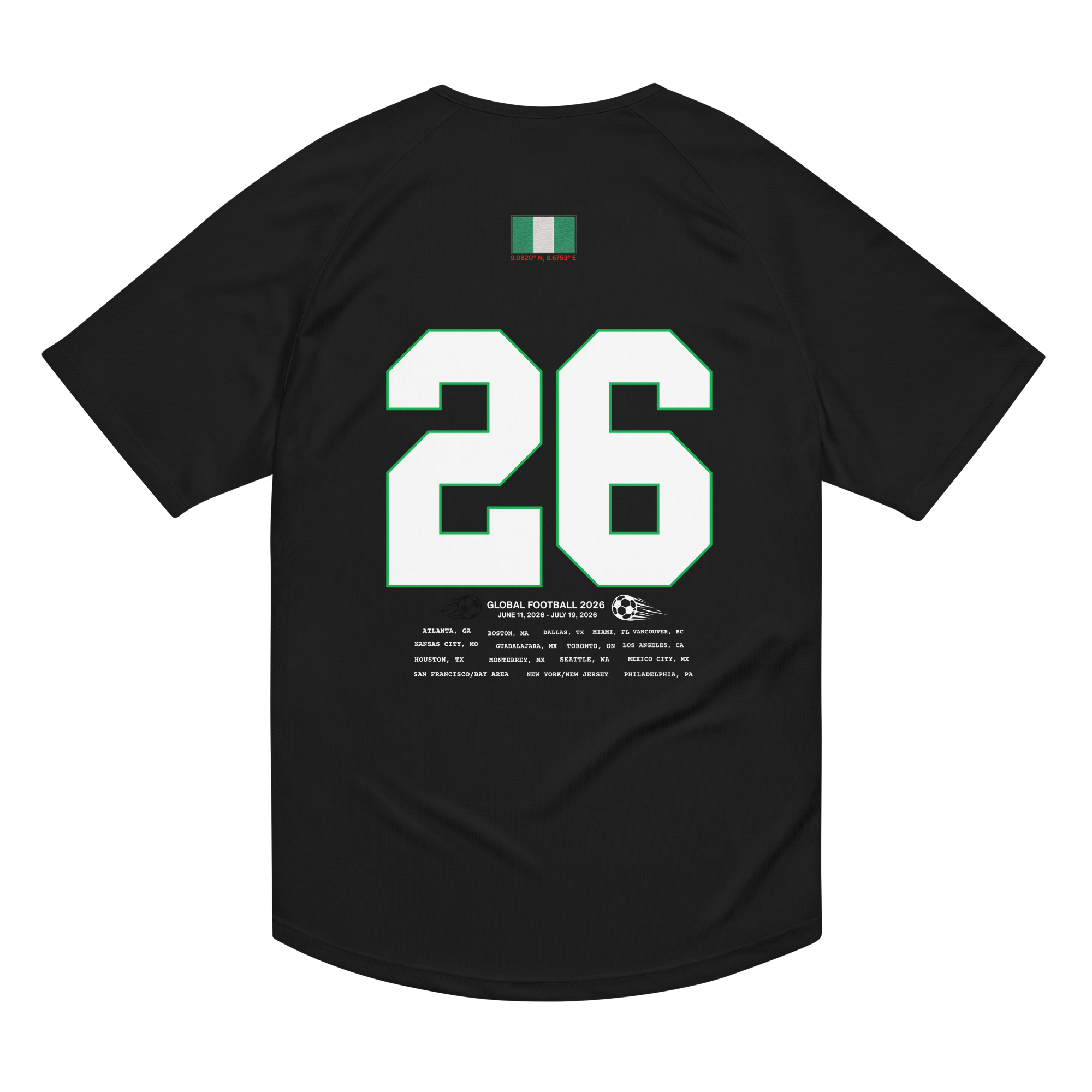 Nigeria 2026 Streetwear Soccer Jersey